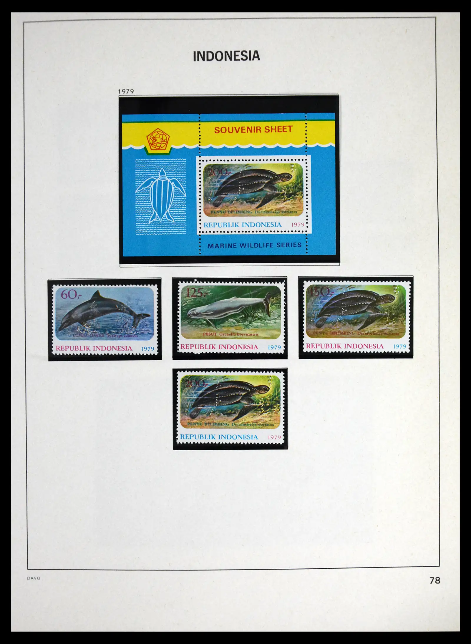 41614 0082 - Stamp collection 41614 Indonesia 1949-1982.