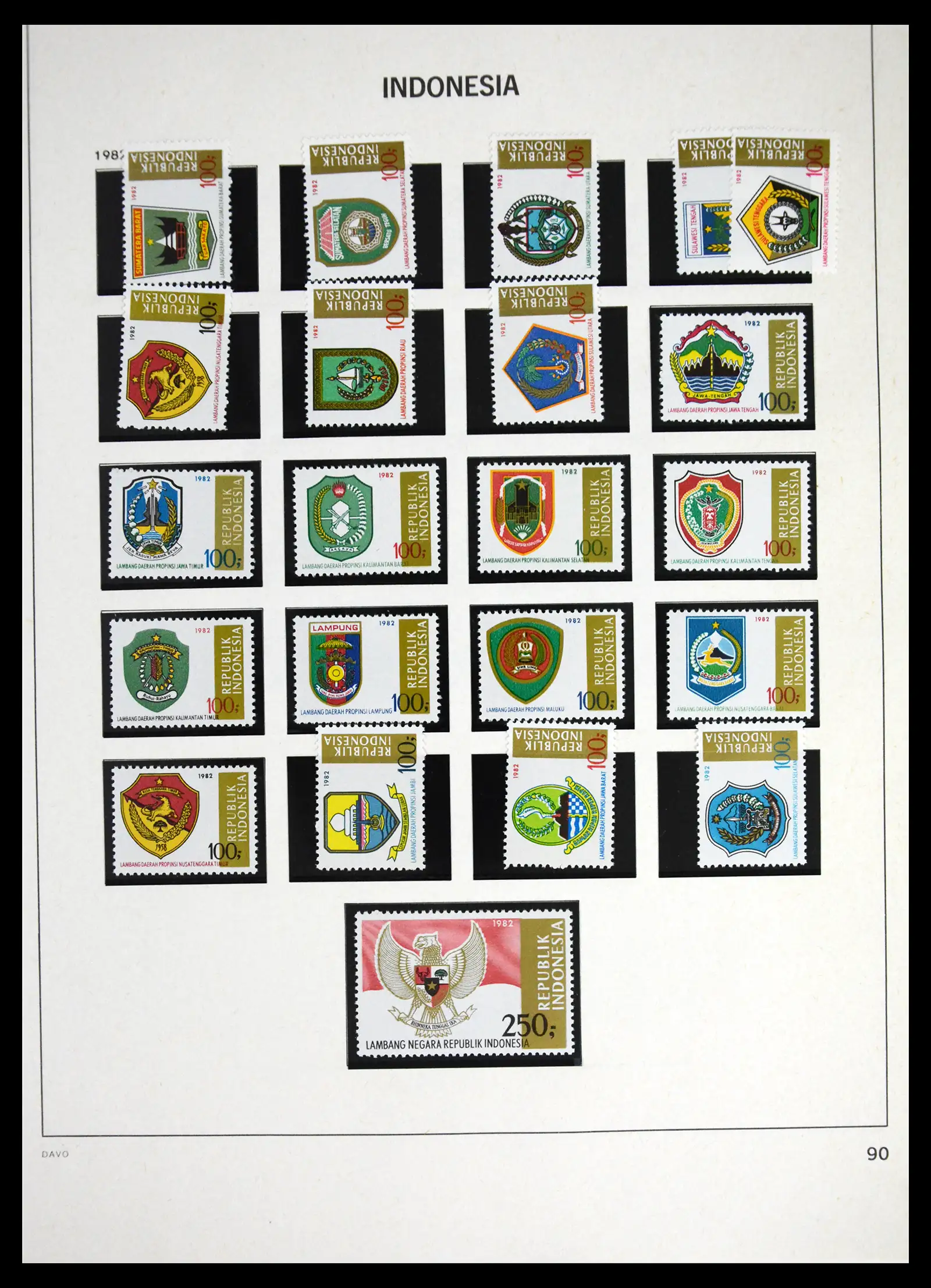 41614 0094 - Stamp collection 41614 Indonesia 1949-1982.