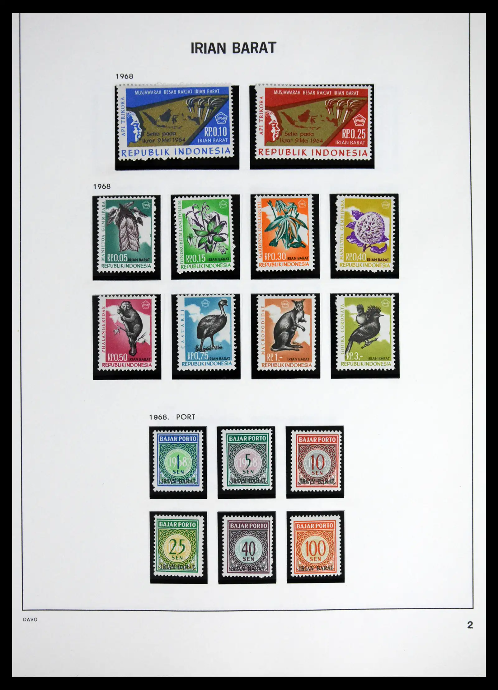 41614 0097 - Stamp collection 41614 Indonesia 1949-1982.