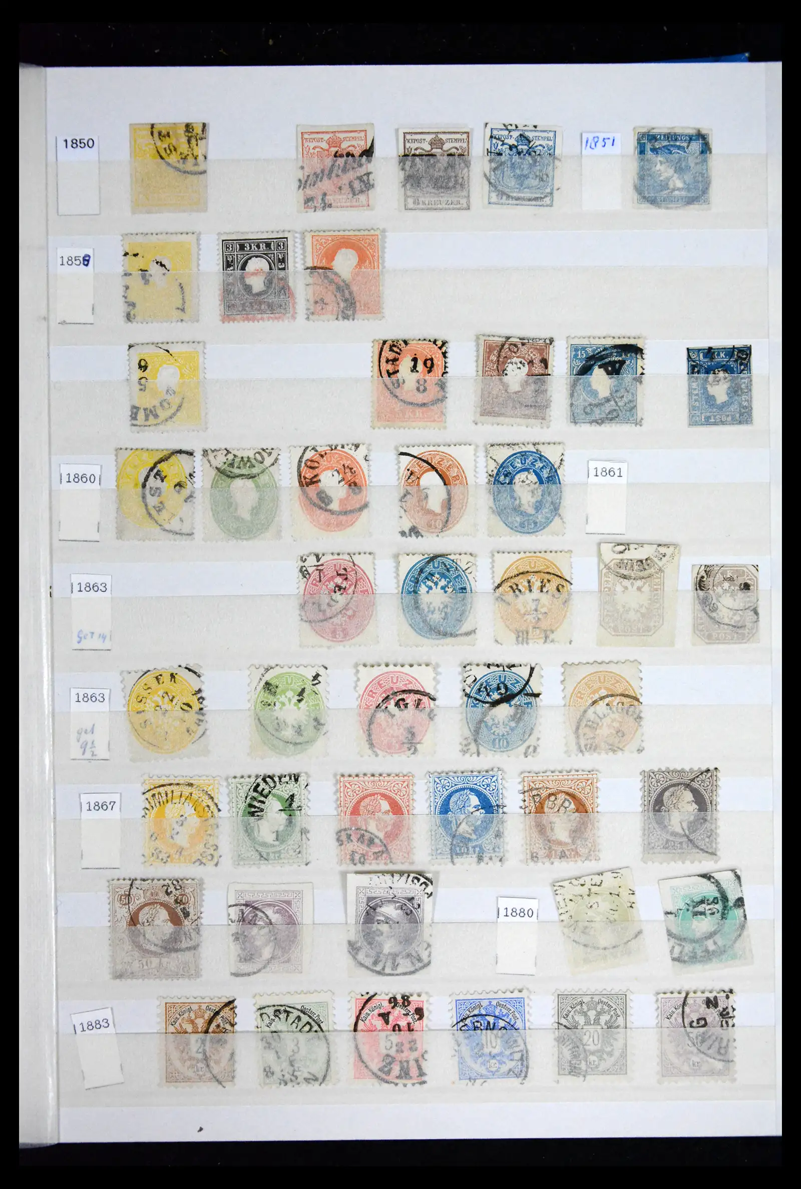 41616 0001 - Stamp collection 41616 Austria 1850-1988.