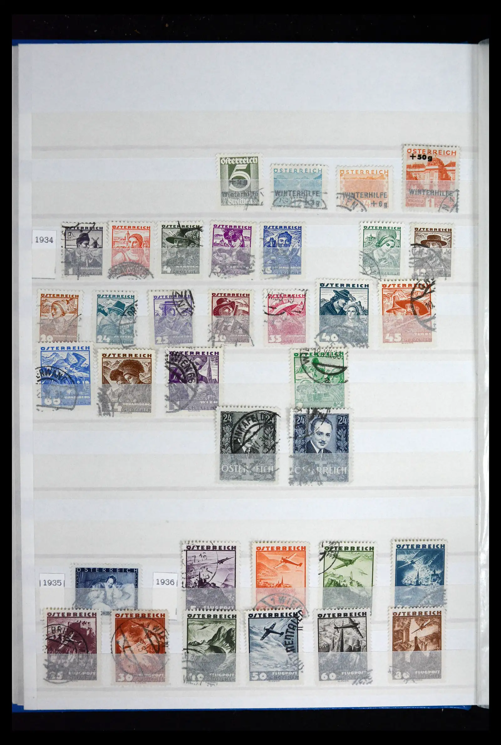41616 0012 - Stamp collection 41616 Austria 1850-1988.
