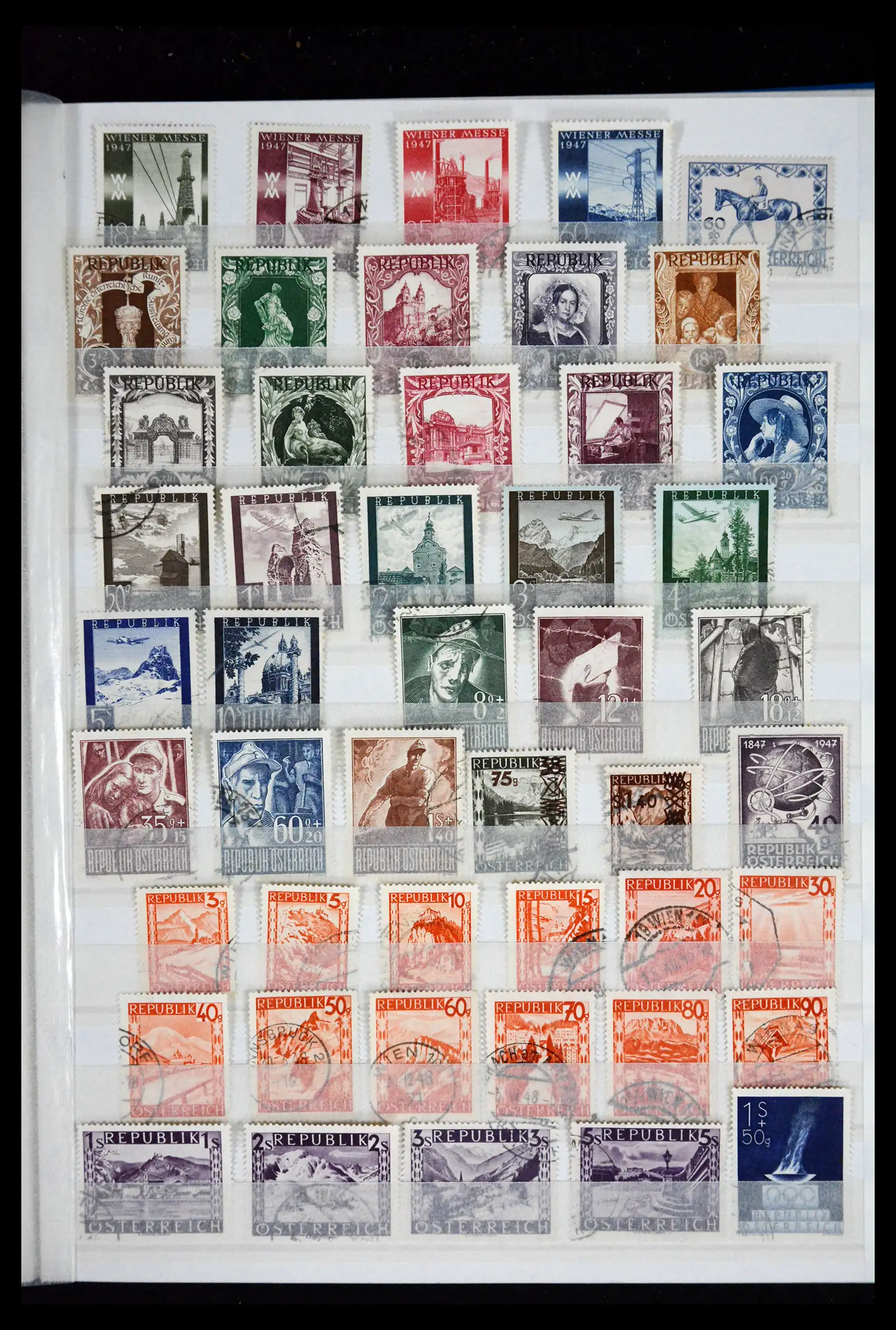 41616 0017 - Stamp collection 41616 Austria 1850-1988.
