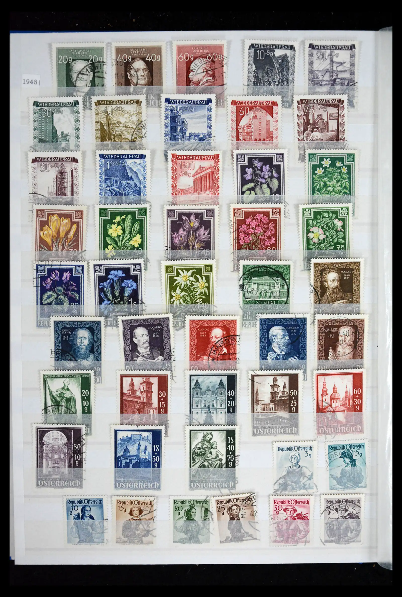 41616 0018 - Stamp collection 41616 Austria 1850-1988.