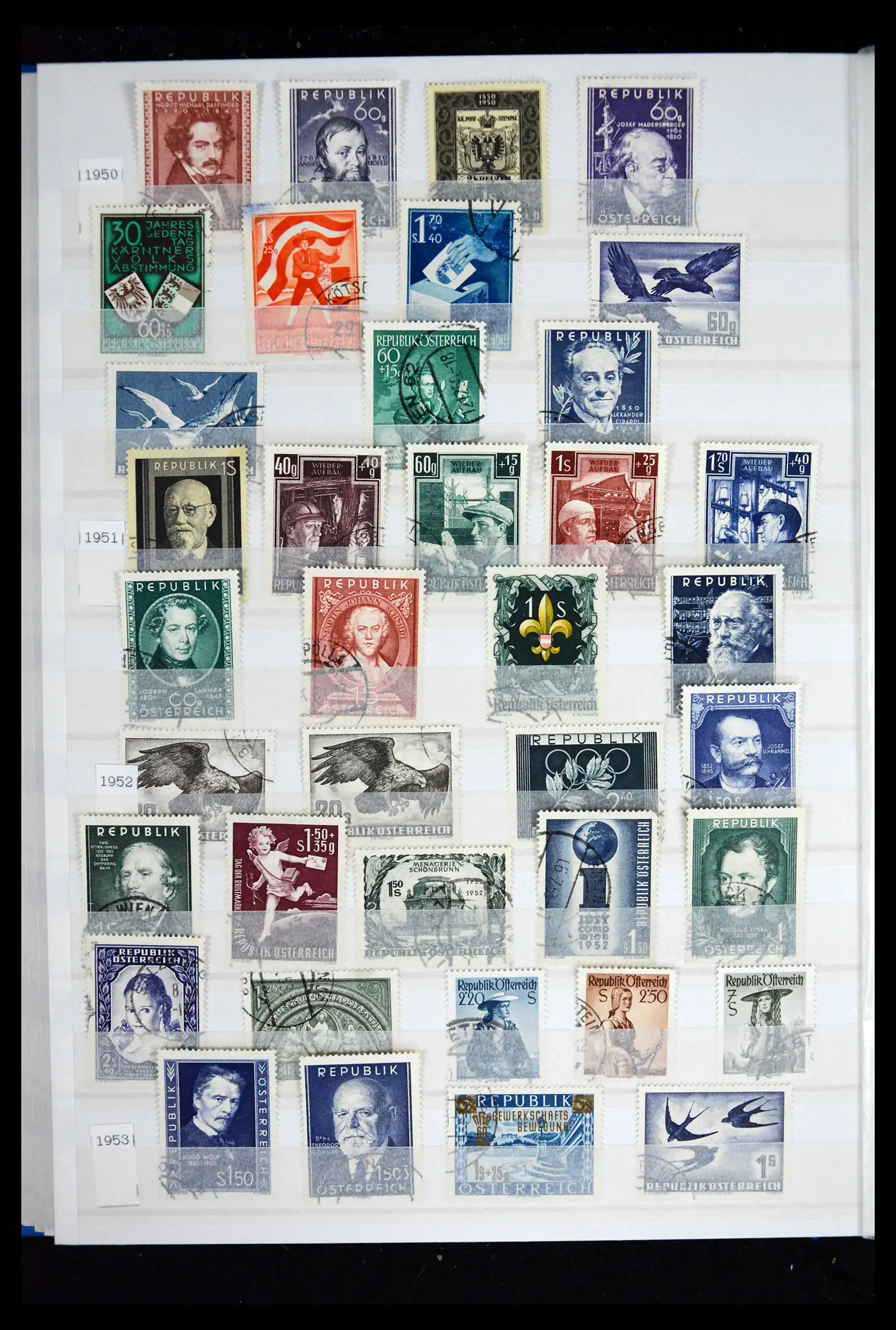 41616 0020 - Stamp collection 41616 Austria 1850-1988.