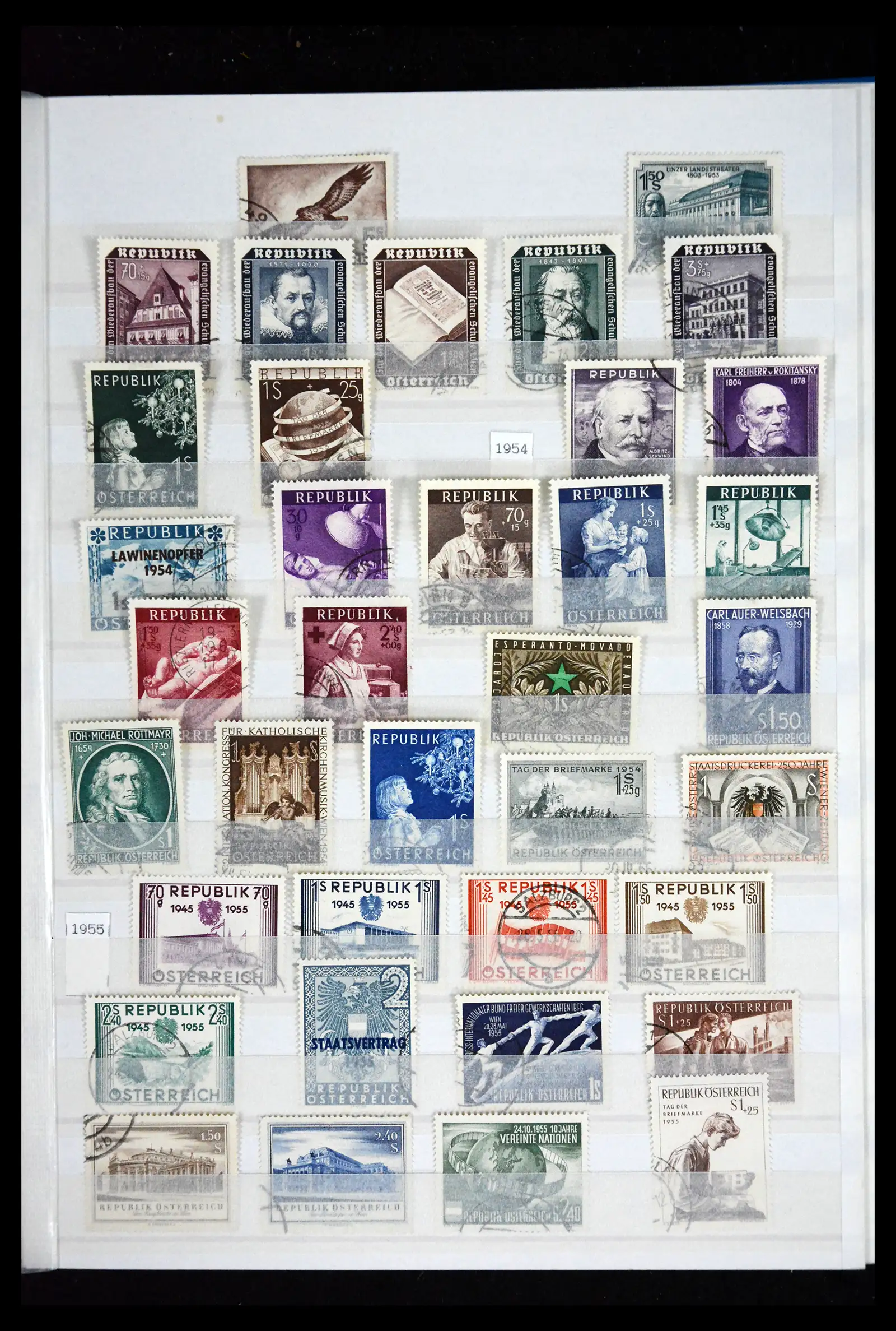 41616 0021 - Postzegelverzameling 41616 Oostenrijk 1850-1988.