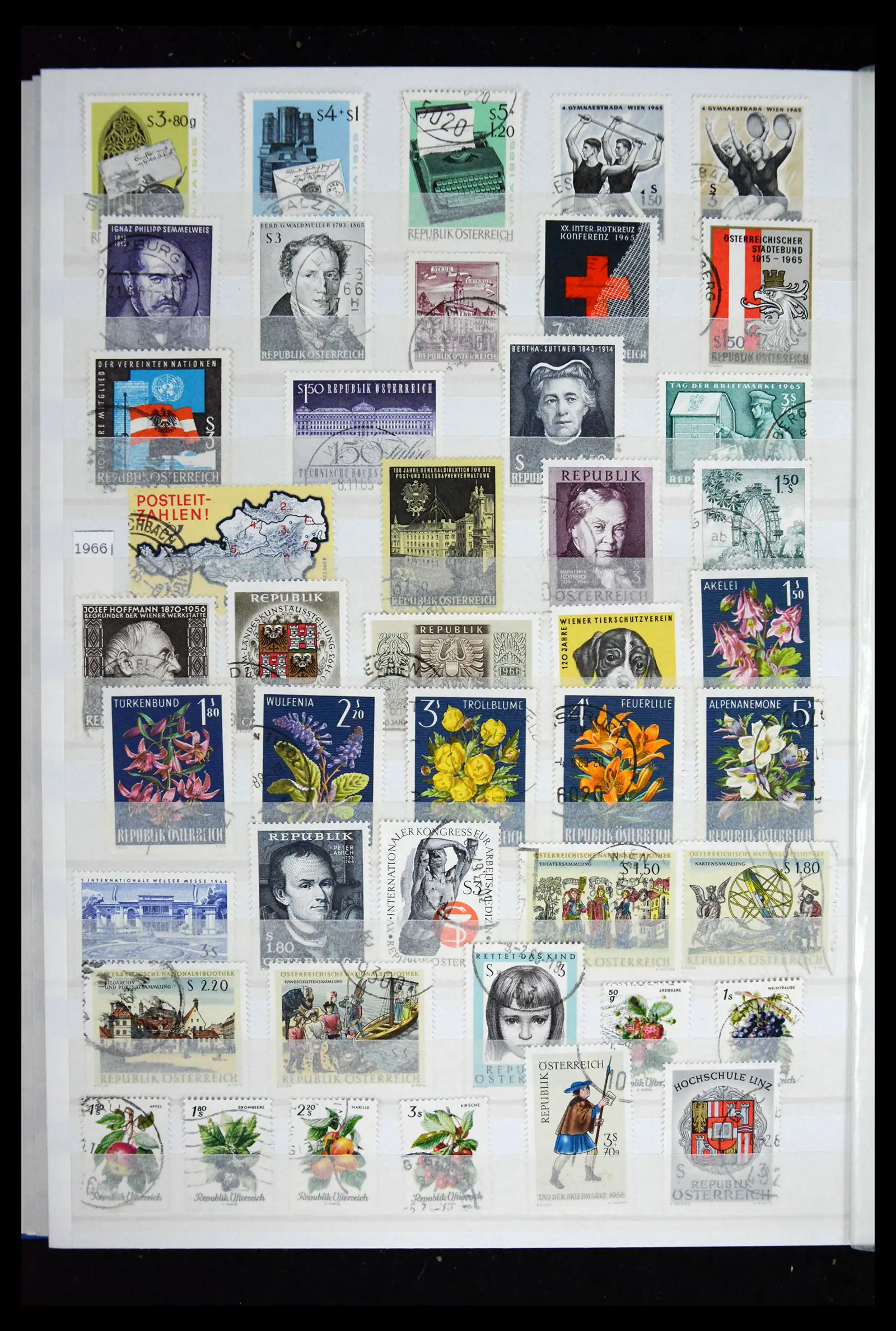 41616 0026 - Postzegelverzameling 41616 Oostenrijk 1850-1988.