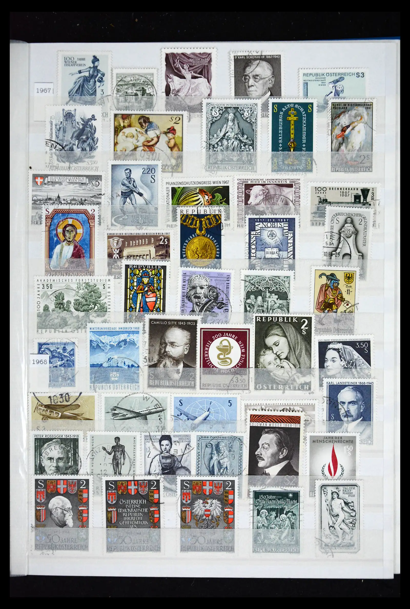 41616 0027 - Postzegelverzameling 41616 Oostenrijk 1850-1988.