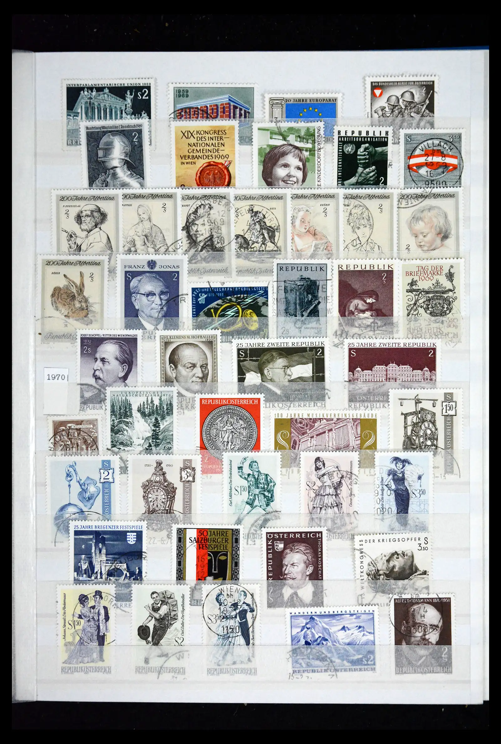 41616 0029 - Postzegelverzameling 41616 Oostenrijk 1850-1988.