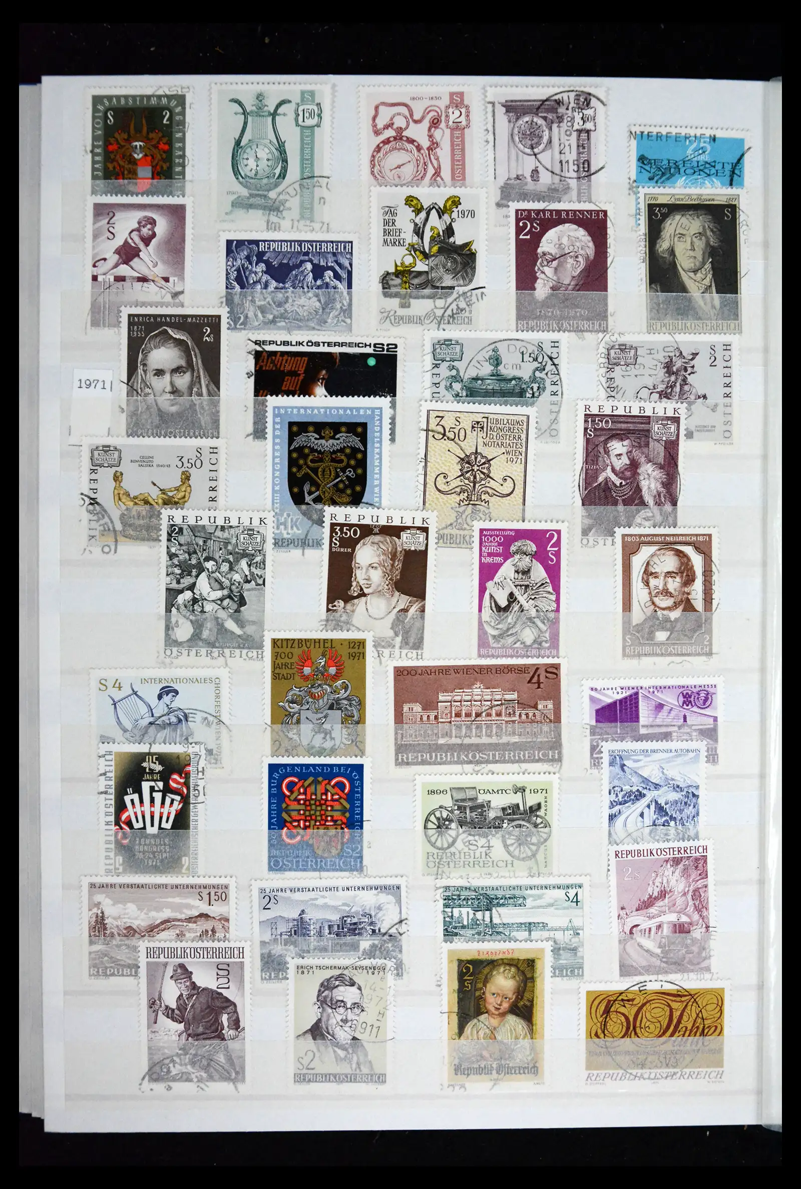 41616 0030 - Postzegelverzameling 41616 Oostenrijk 1850-1988.