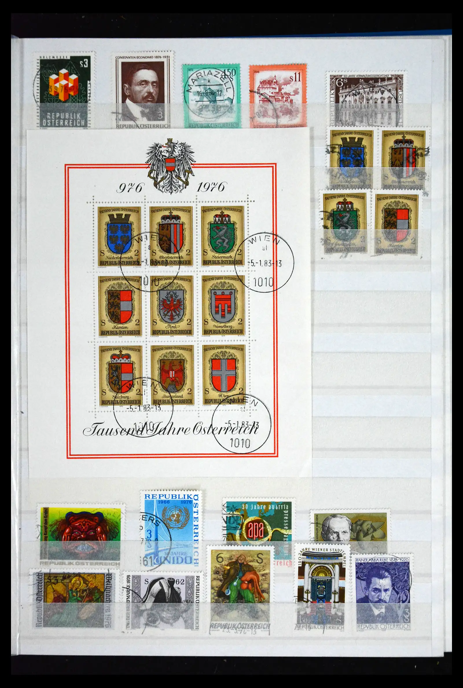 41616 0035 - Postzegelverzameling 41616 Oostenrijk 1850-1988.