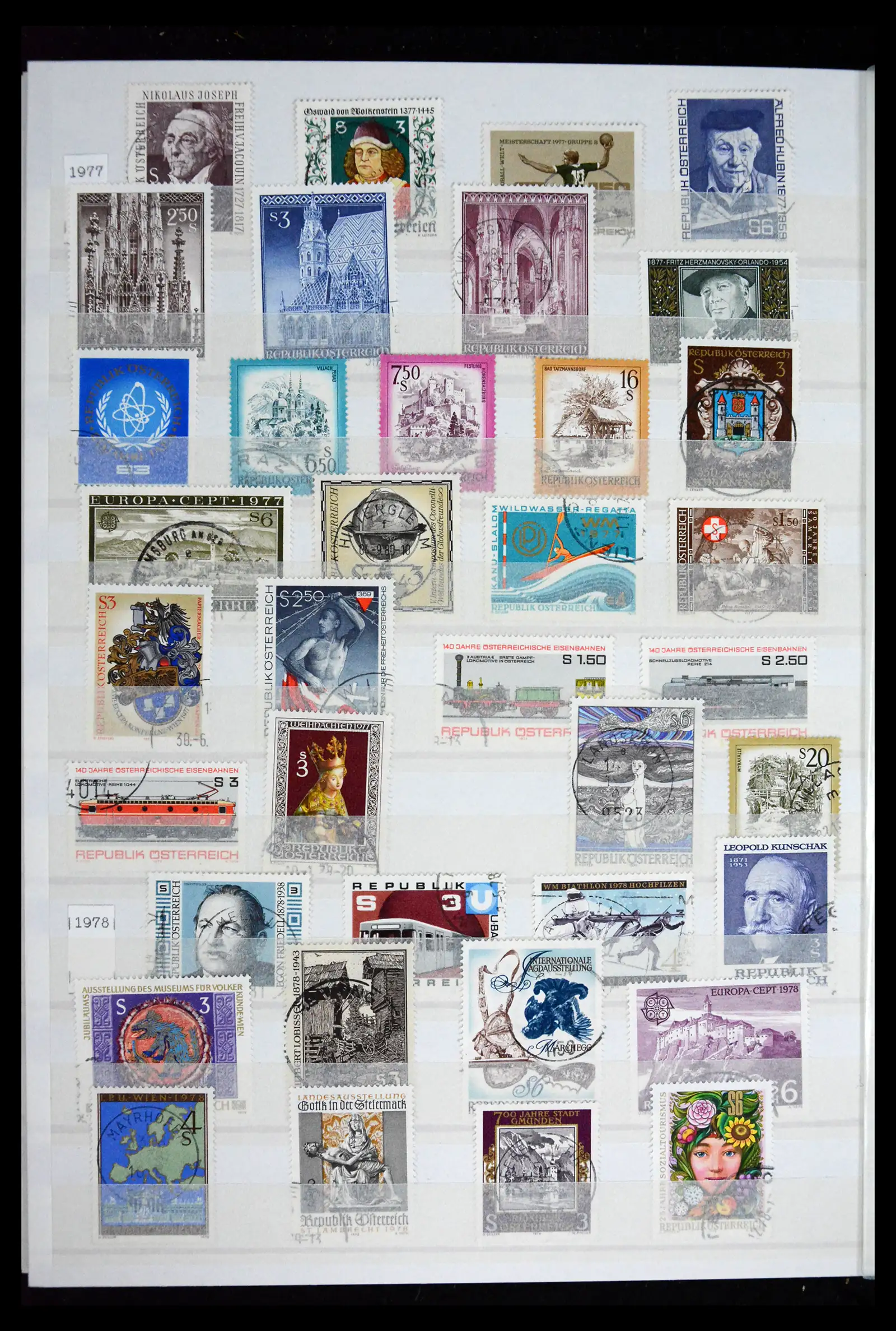 41616 0036 - Postzegelverzameling 41616 Oostenrijk 1850-1988.