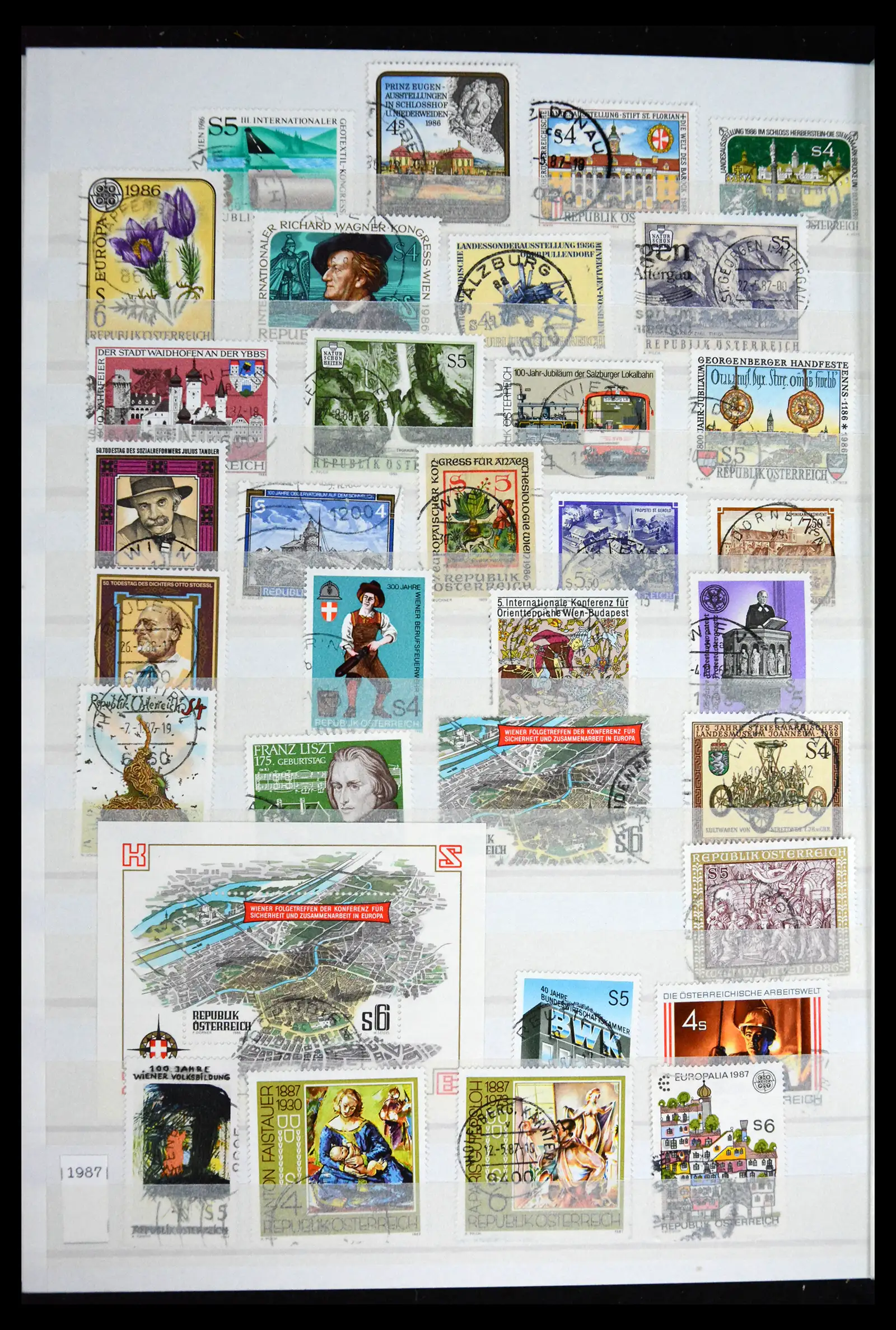 41616 0044 - Postzegelverzameling 41616 Oostenrijk 1850-1988.