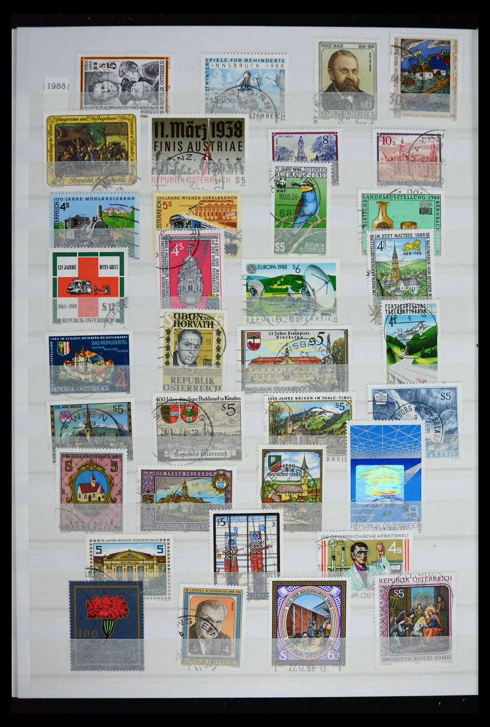 41616 0046 - Postzegelverzameling 41616 Oostenrijk 1850-1988.