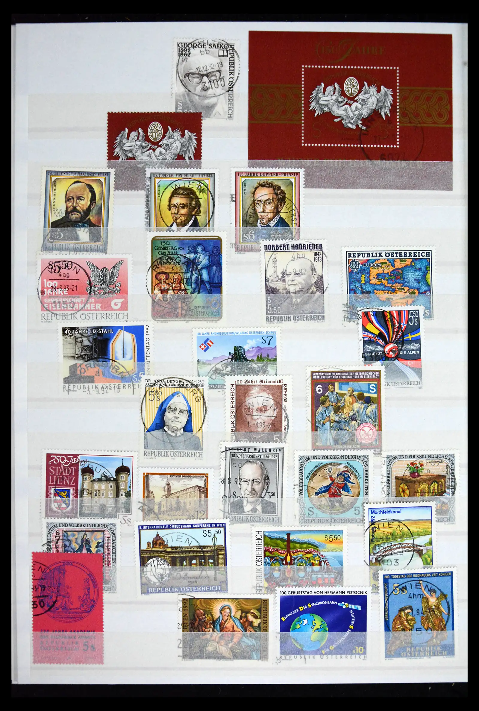41616 0050 - Postzegelverzameling 41616 Oostenrijk 1850-1988.
