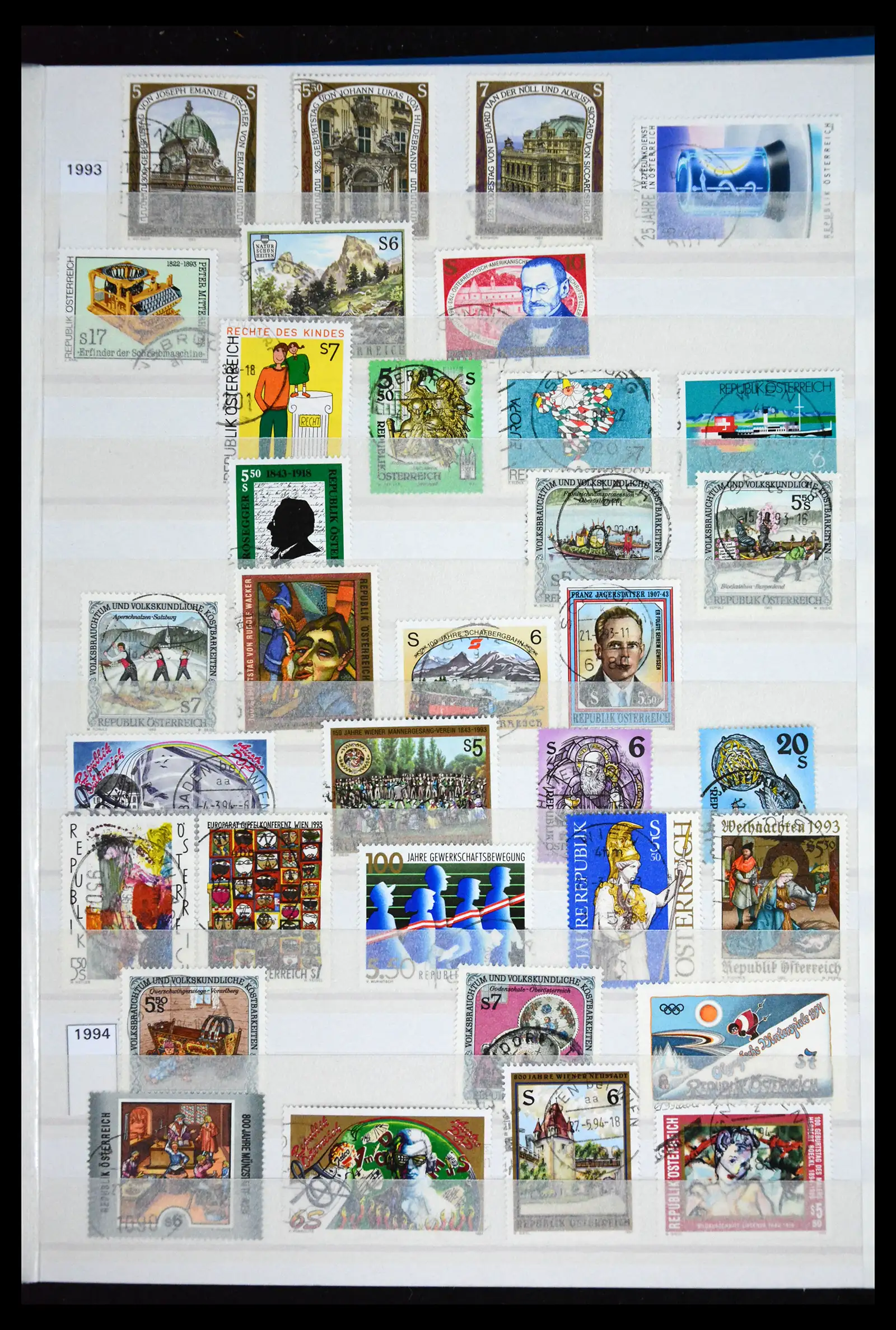 41616 0051 - Postzegelverzameling 41616 Oostenrijk 1850-1988.