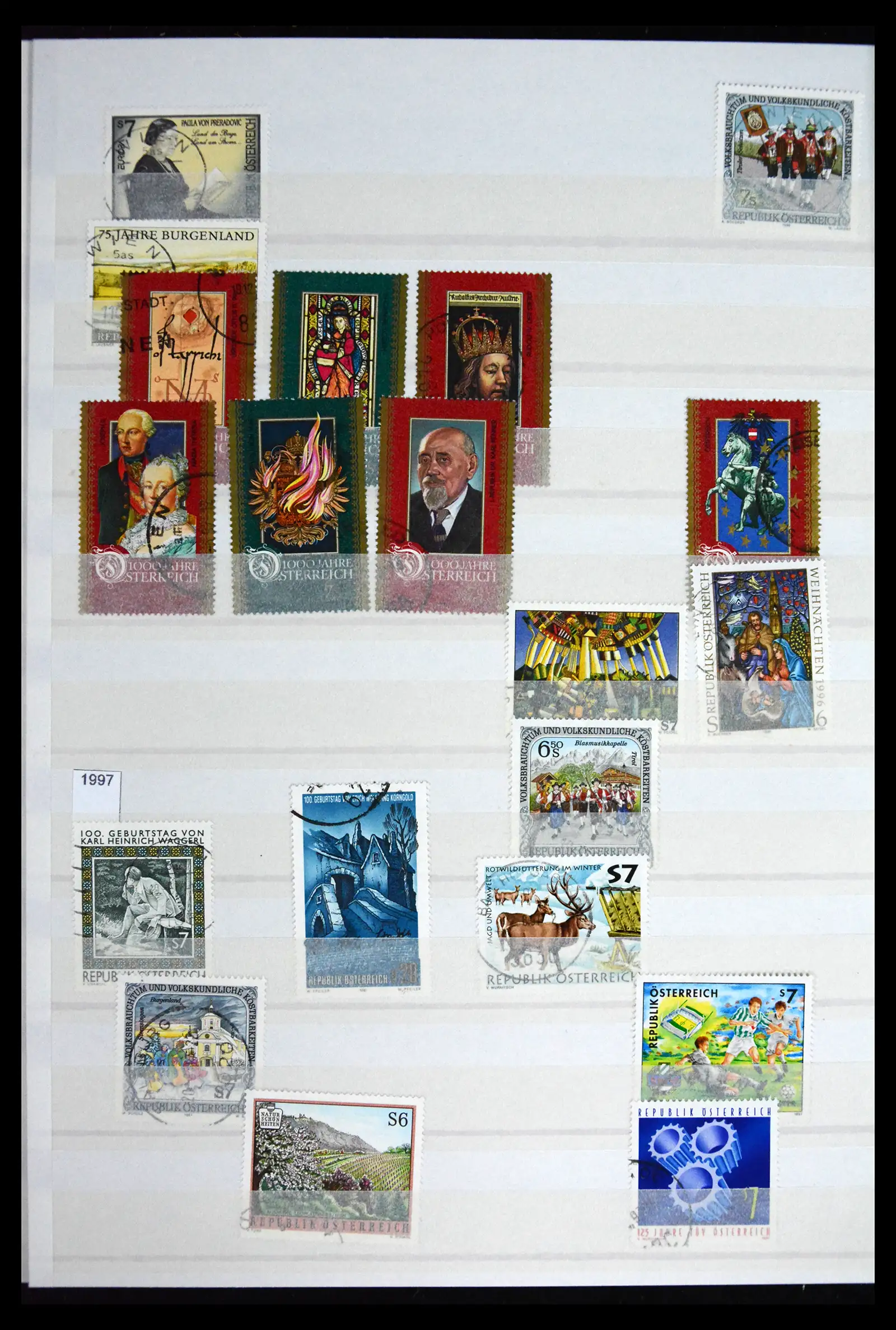 41616 0054 - Postzegelverzameling 41616 Oostenrijk 1850-1988.