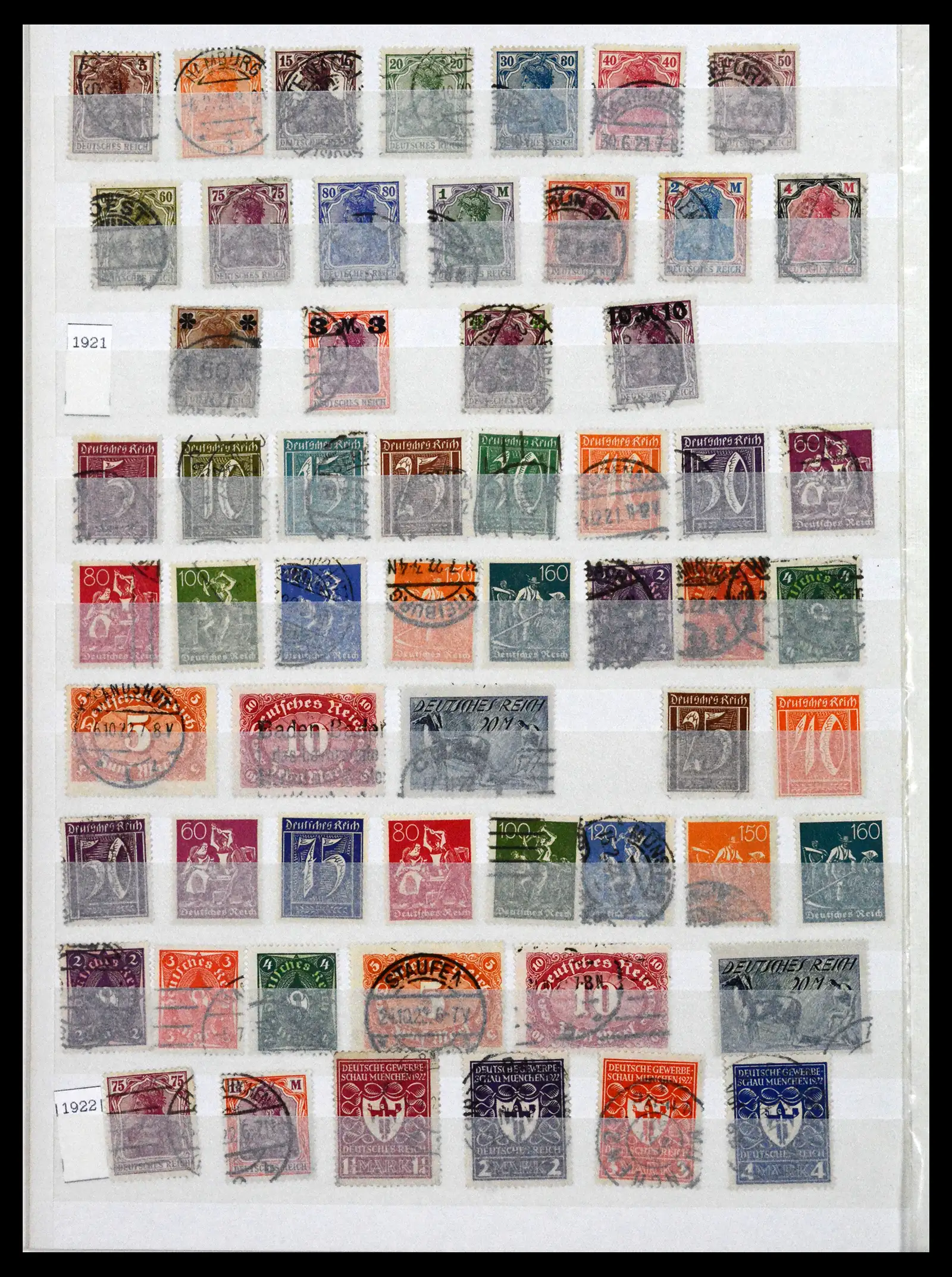 41617 0004 - Stamp collection 41617 Germany and territories 1872-1955.