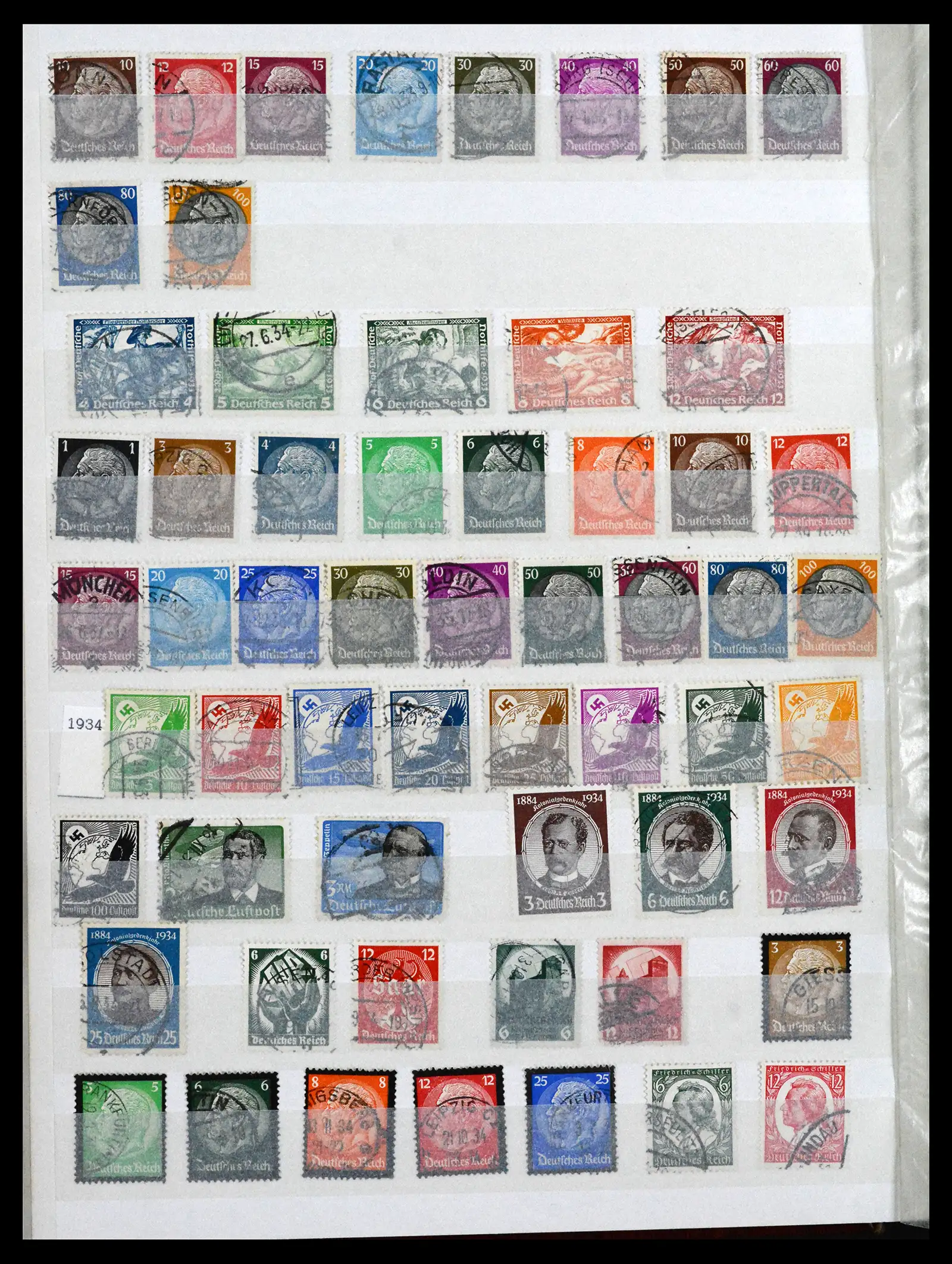 41617 0010 - Stamp collection 41617 Germany and territories 1872-1955.