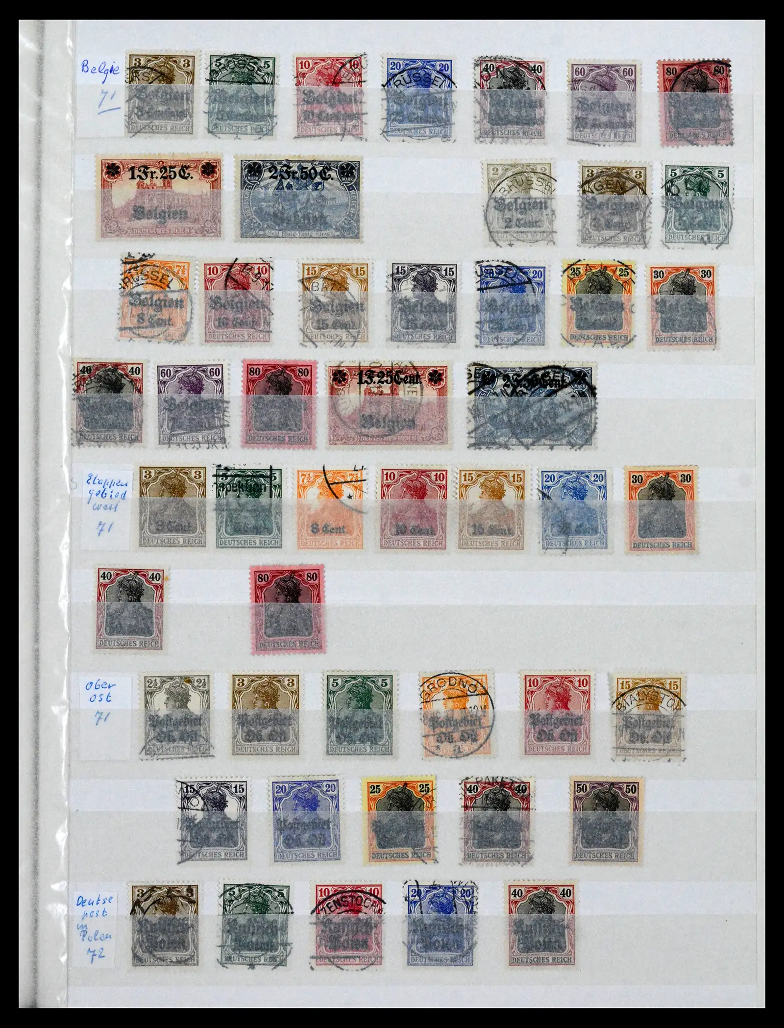 41617 0021 - Postzegelverzameling 41617 Duitsland en gebieden 1872-1955.