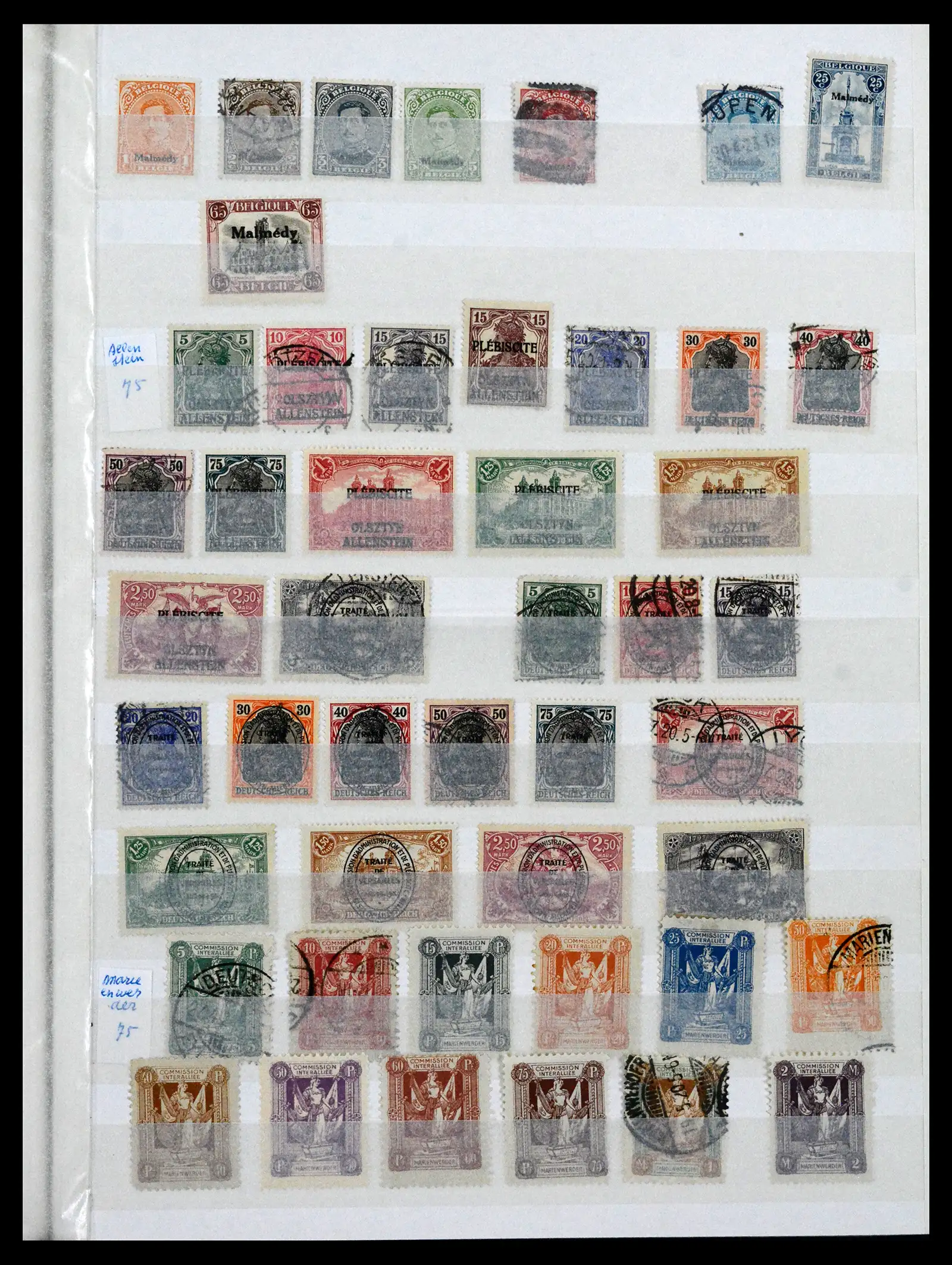 41617 0023 - Postzegelverzameling 41617 Duitsland en gebieden 1872-1955.