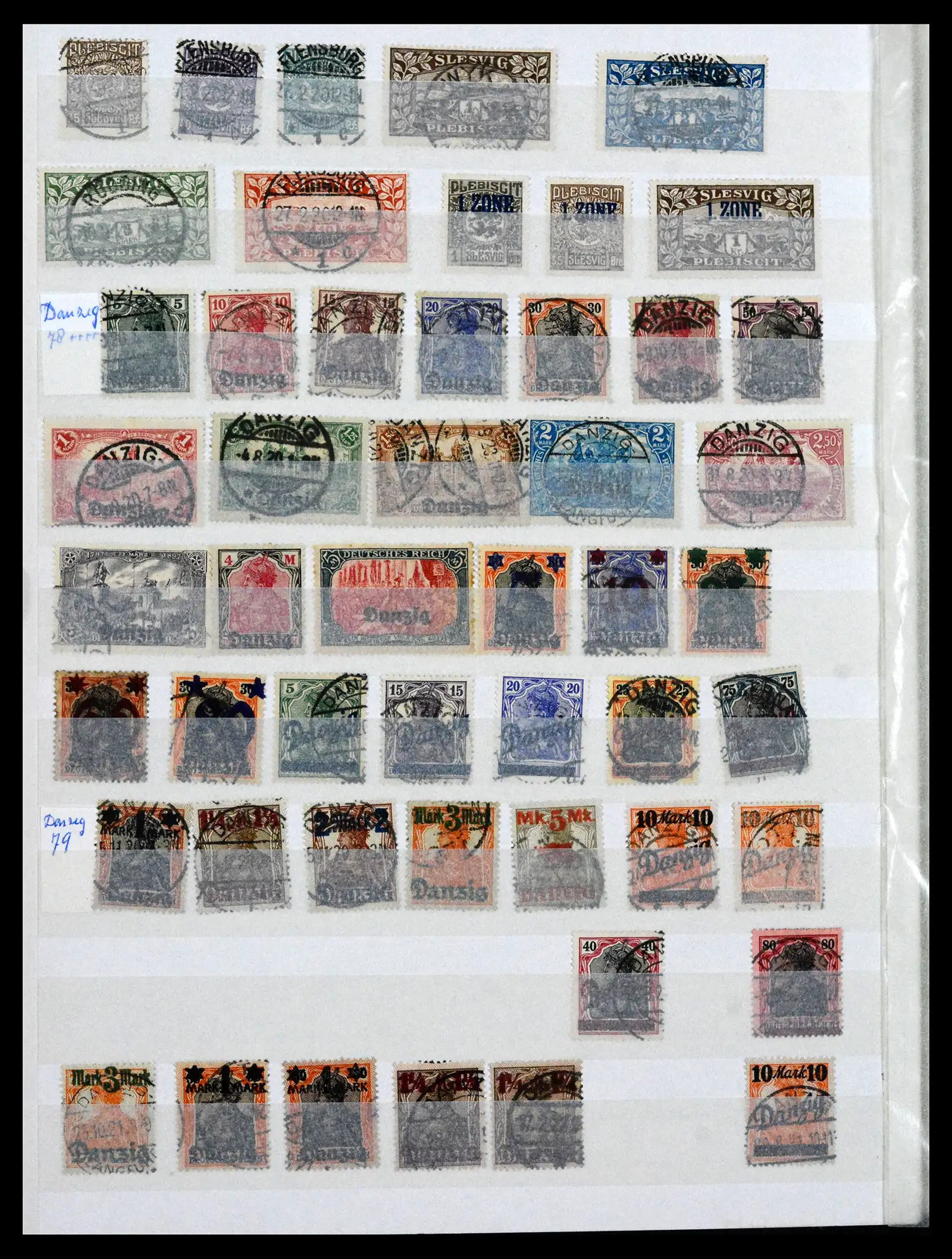 41617 0026 - Postzegelverzameling 41617 Duitsland en gebieden 1872-1955.