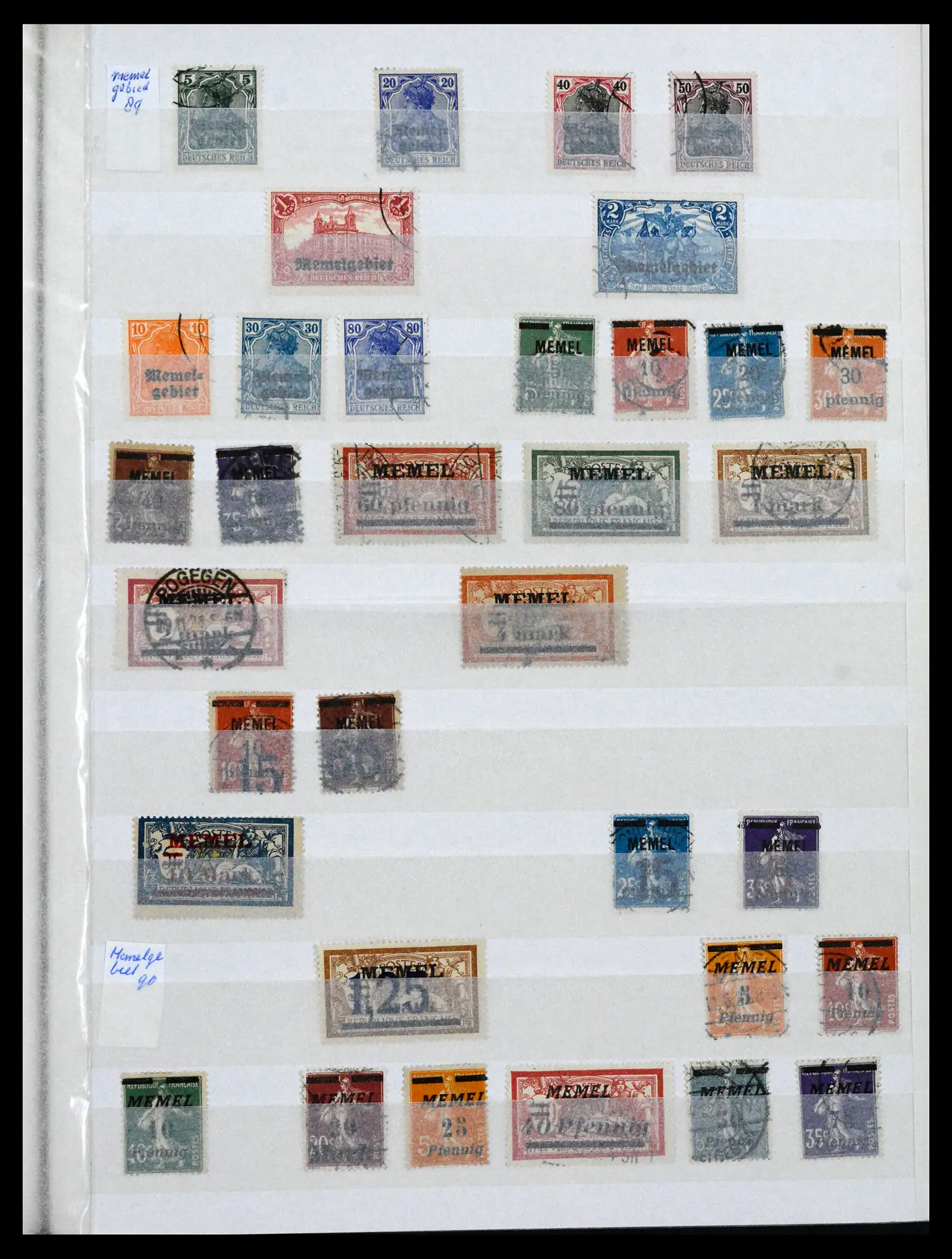 41617 0033 - Postzegelverzameling 41617 Duitsland en gebieden 1872-1955.