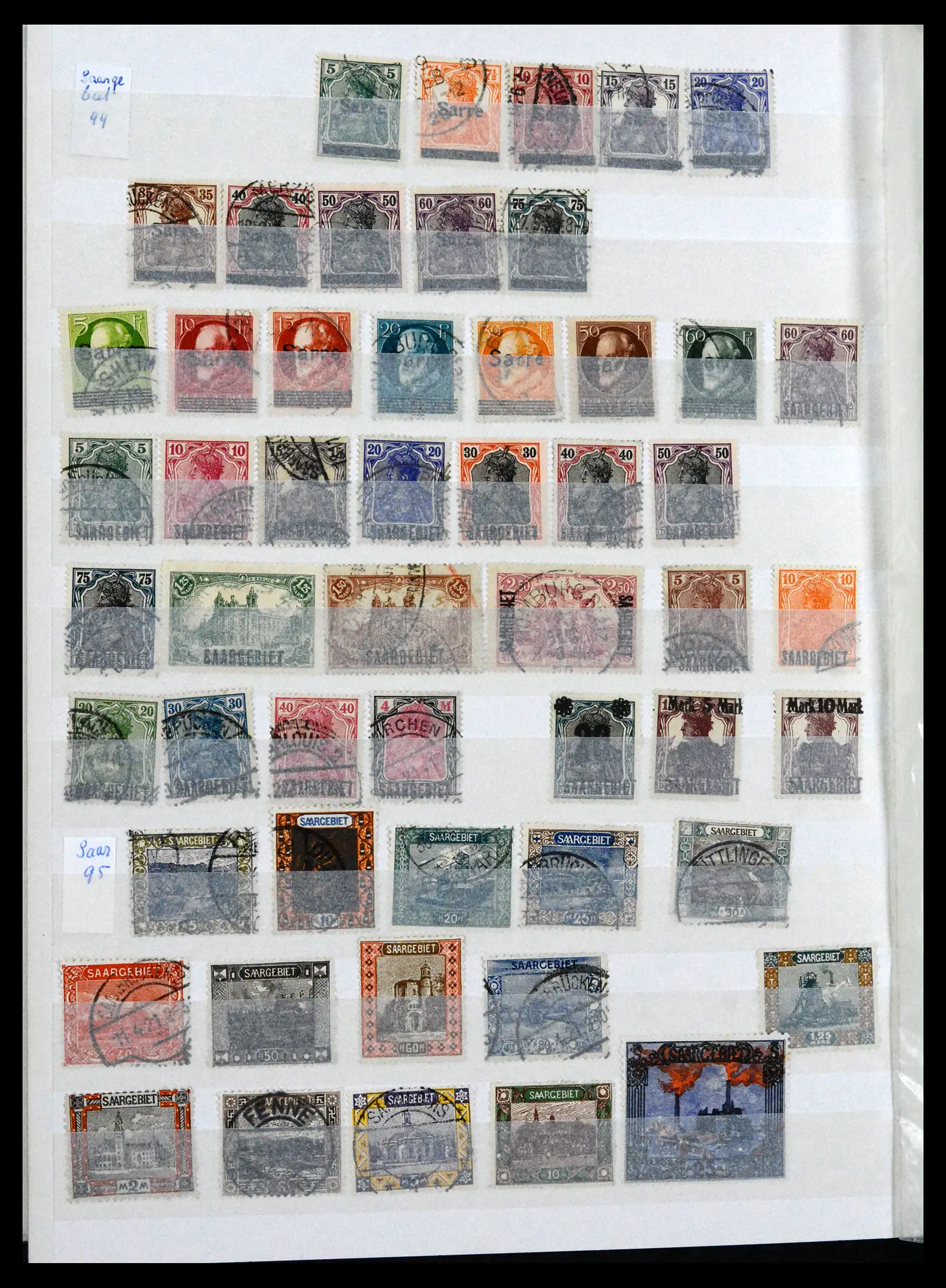 41617 0036 - Postzegelverzameling 41617 Duitsland en gebieden 1872-1955.