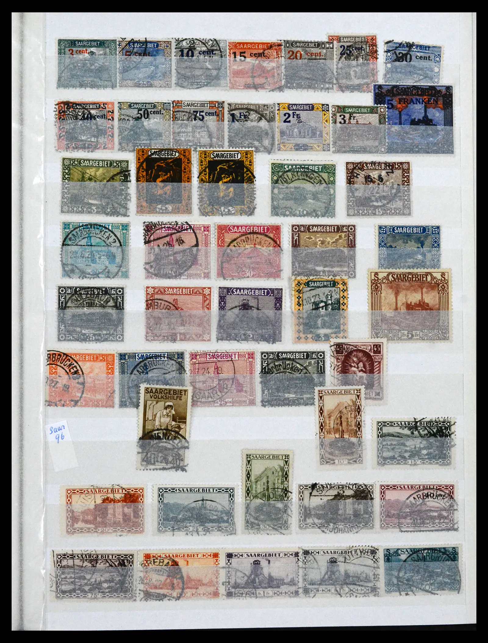 41617 0037 - Postzegelverzameling 41617 Duitsland en gebieden 1872-1955.