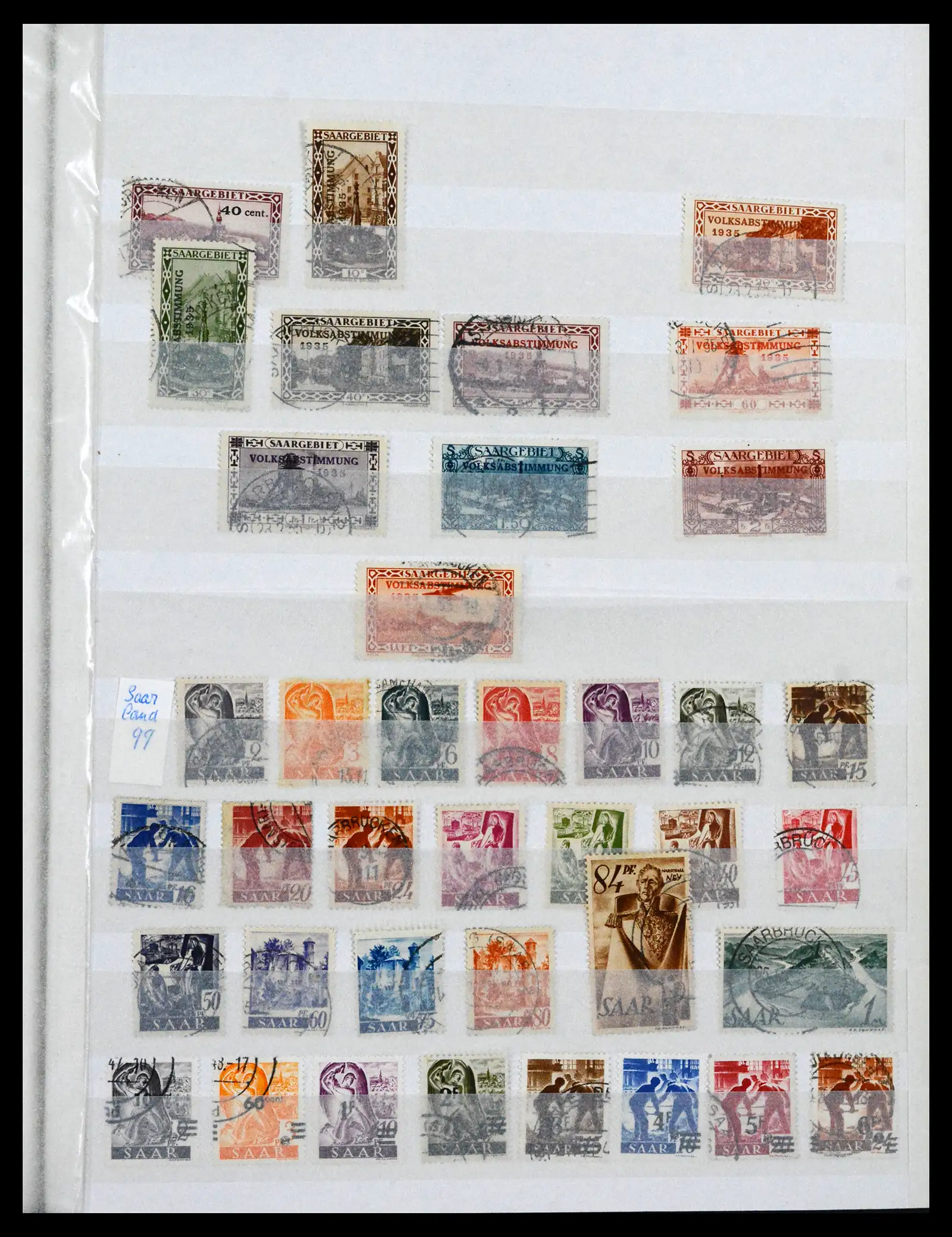 41617 0039 - Postzegelverzameling 41617 Duitsland en gebieden 1872-1955.