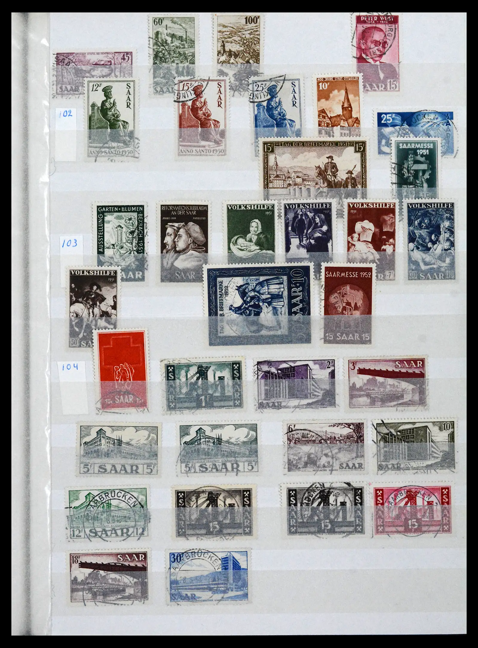 41617 0041 - Postzegelverzameling 41617 Duitsland en gebieden 1872-1955.