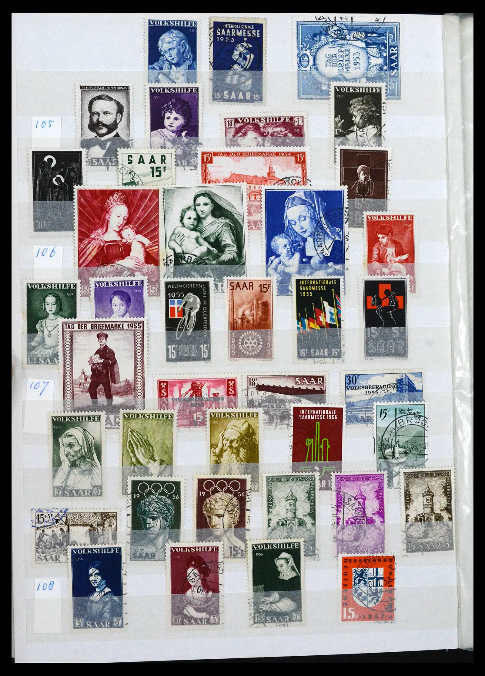 41617 0042 - Postzegelverzameling 41617 Duitsland en gebieden 1872-1955.