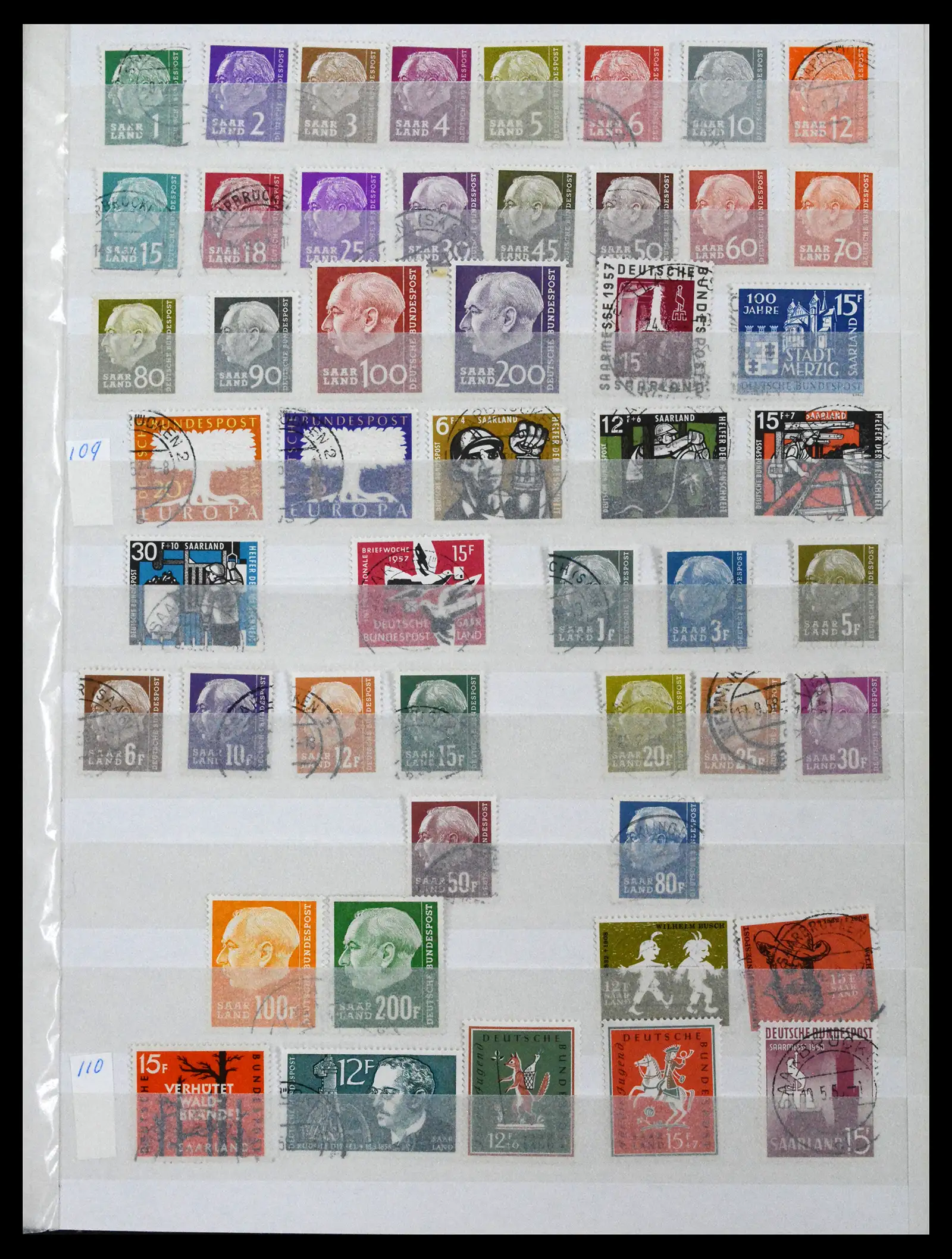 41617 0043 - Postzegelverzameling 41617 Duitsland en gebieden 1872-1955.