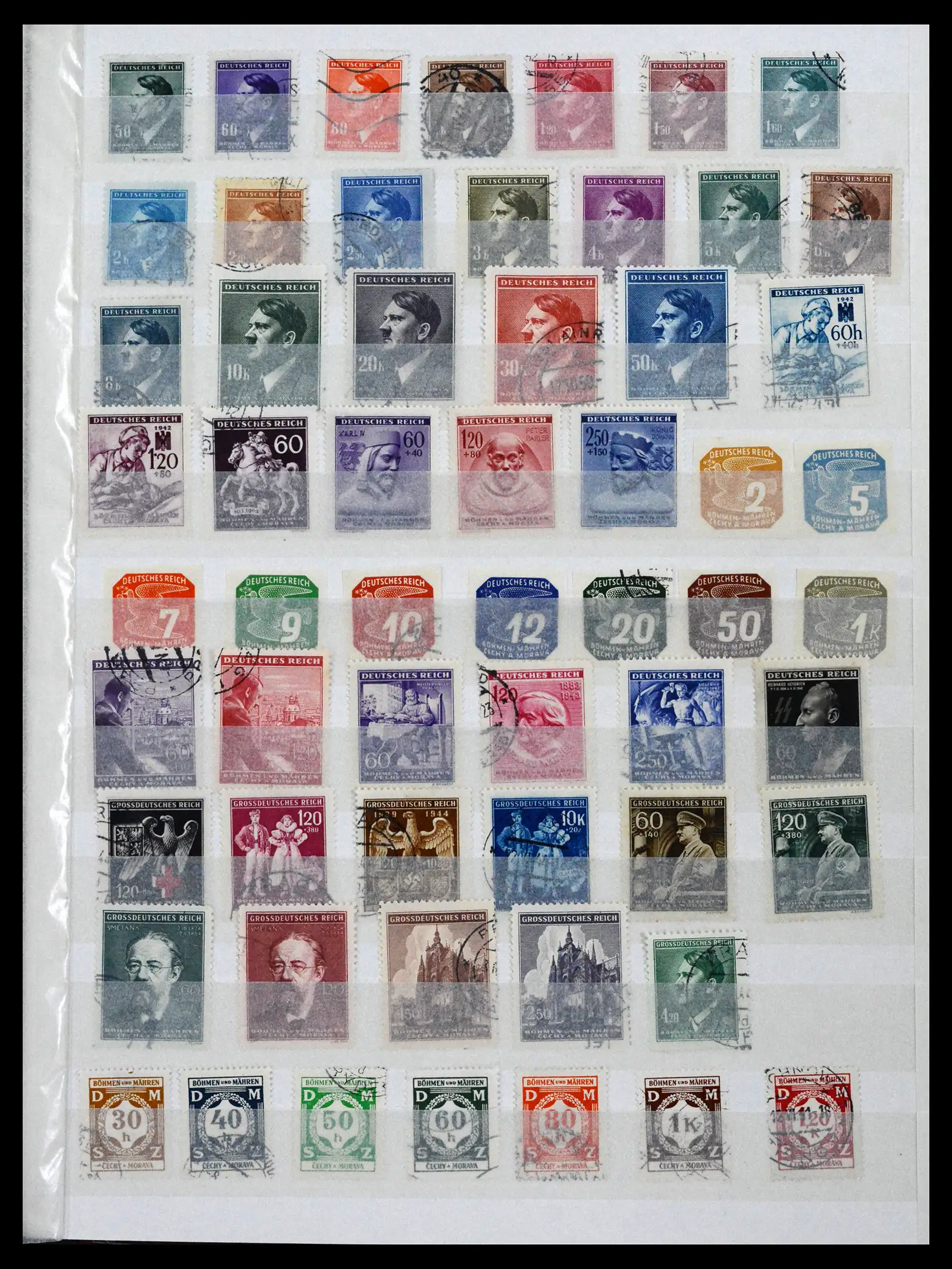 41617 0049 - Postzegelverzameling 41617 Duitsland en gebieden 1872-1955.