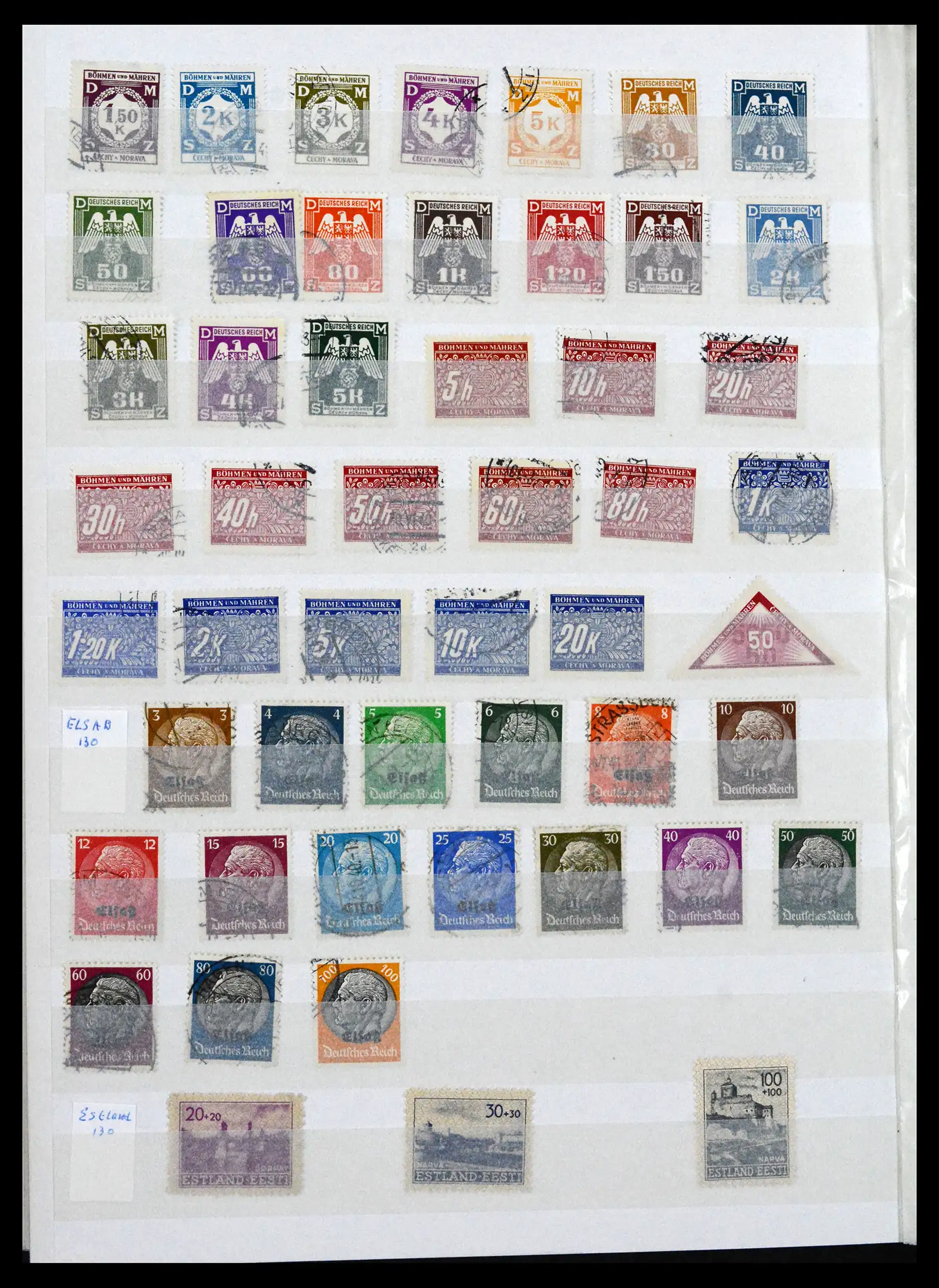 41617 0050 - Postzegelverzameling 41617 Duitsland en gebieden 1872-1955.