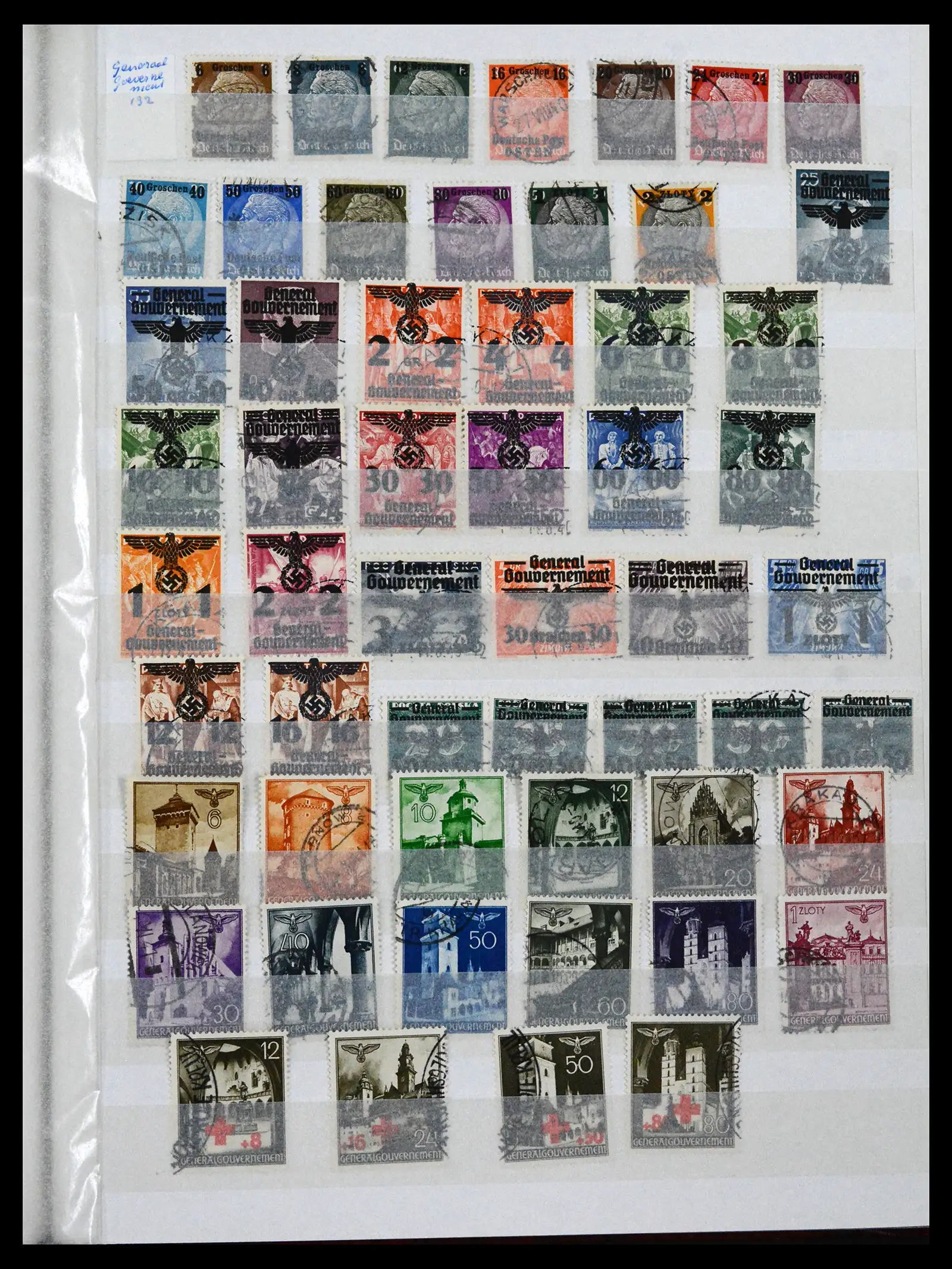 41617 0051 - Postzegelverzameling 41617 Duitsland en gebieden 1872-1955.