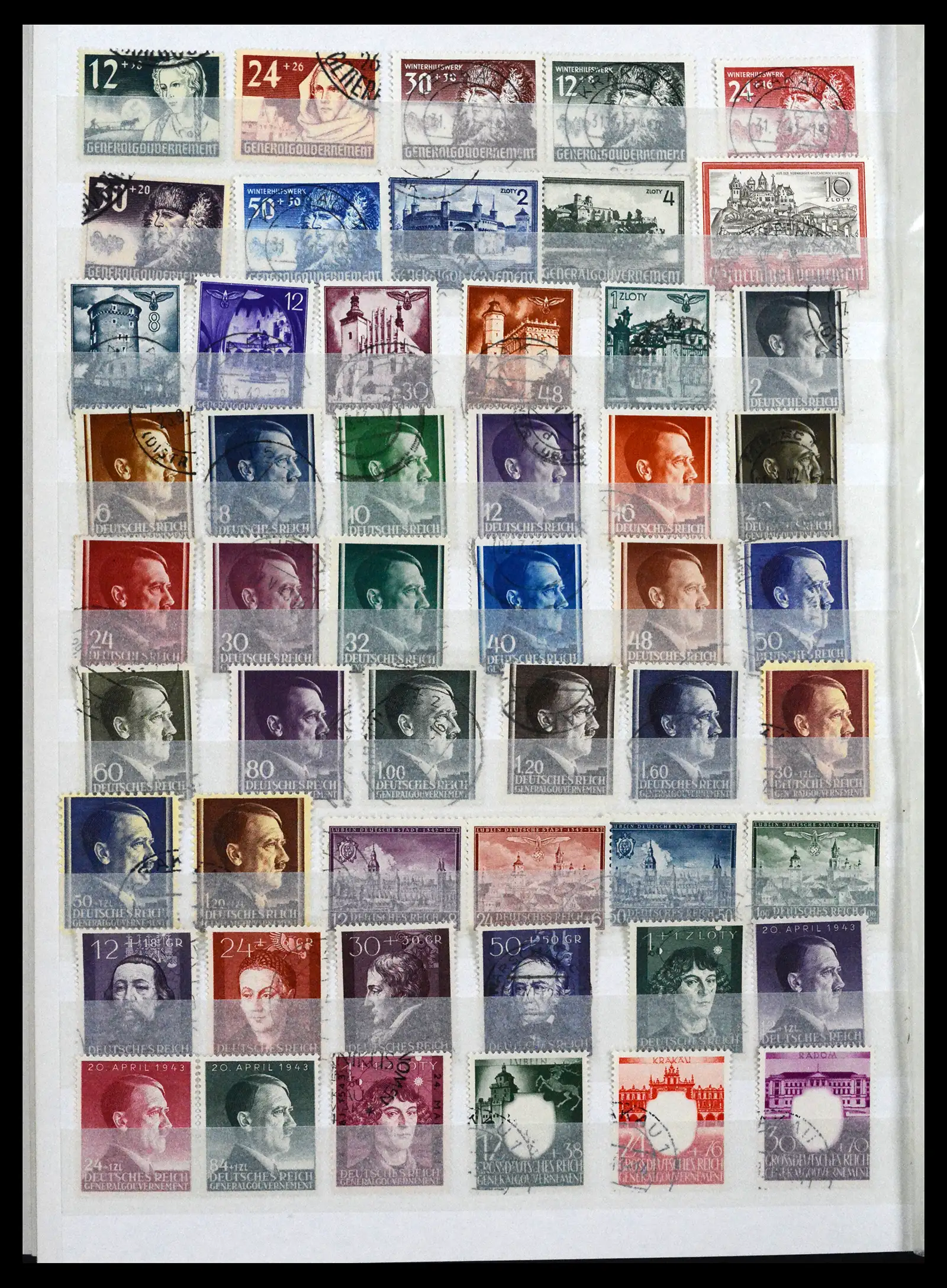 41617 0052 - Postzegelverzameling 41617 Duitsland en gebieden 1872-1955.