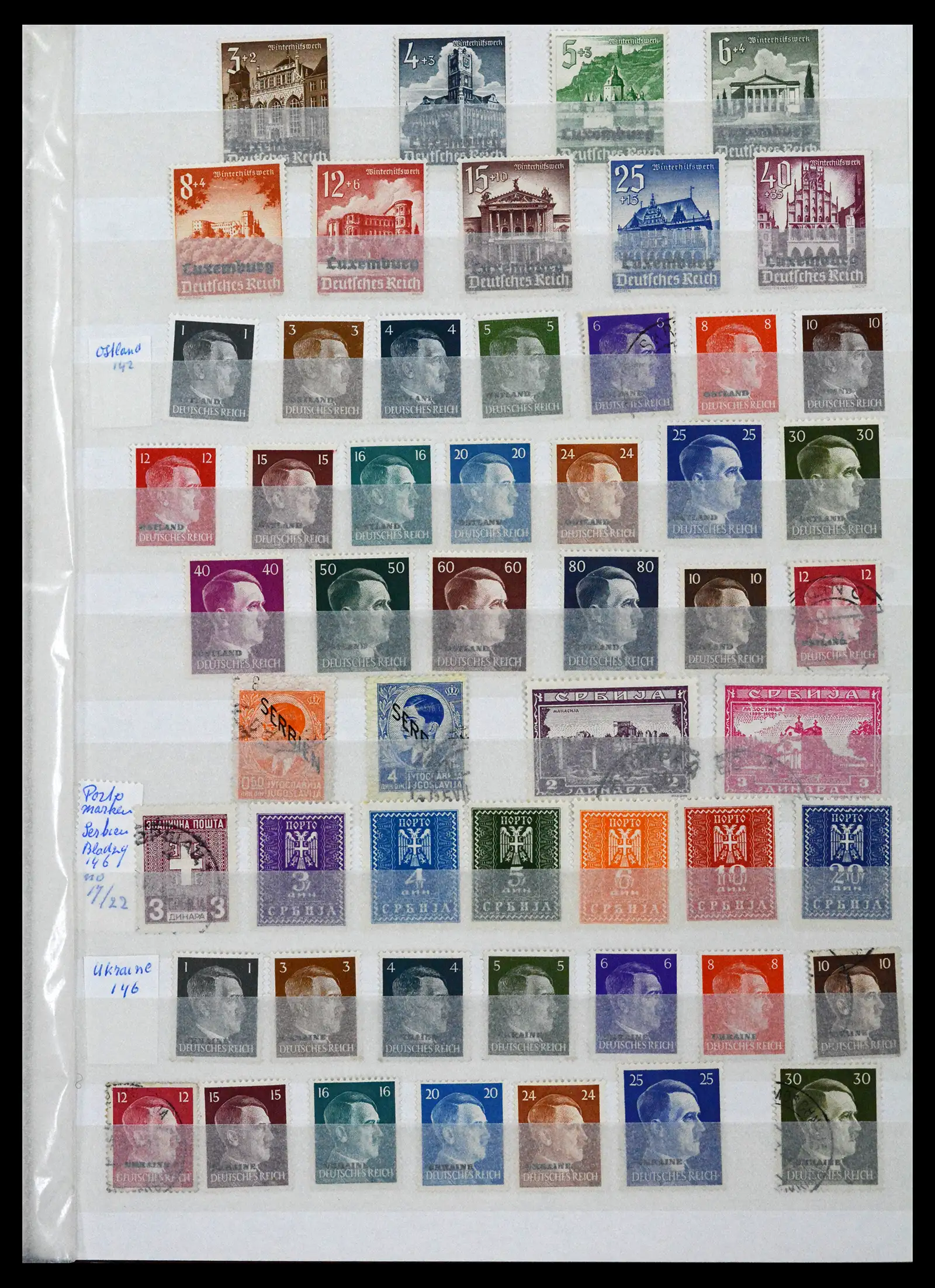 41617 0055 - Postzegelverzameling 41617 Duitsland en gebieden 1872-1955.