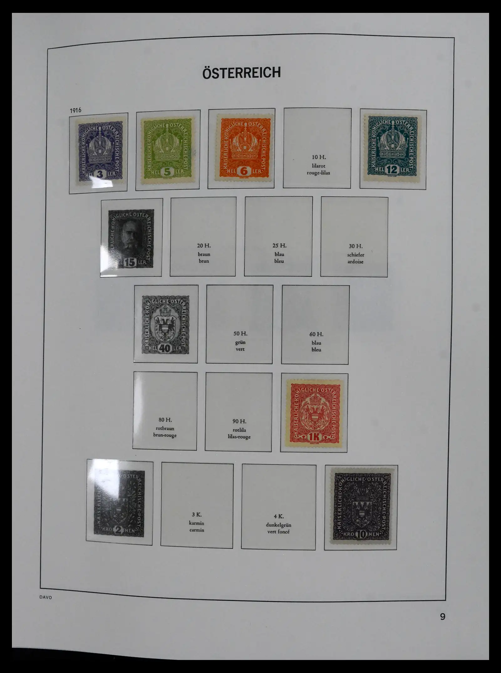 41619 0006 - Stamp collection 41619 Austria and territories 1867-1961.