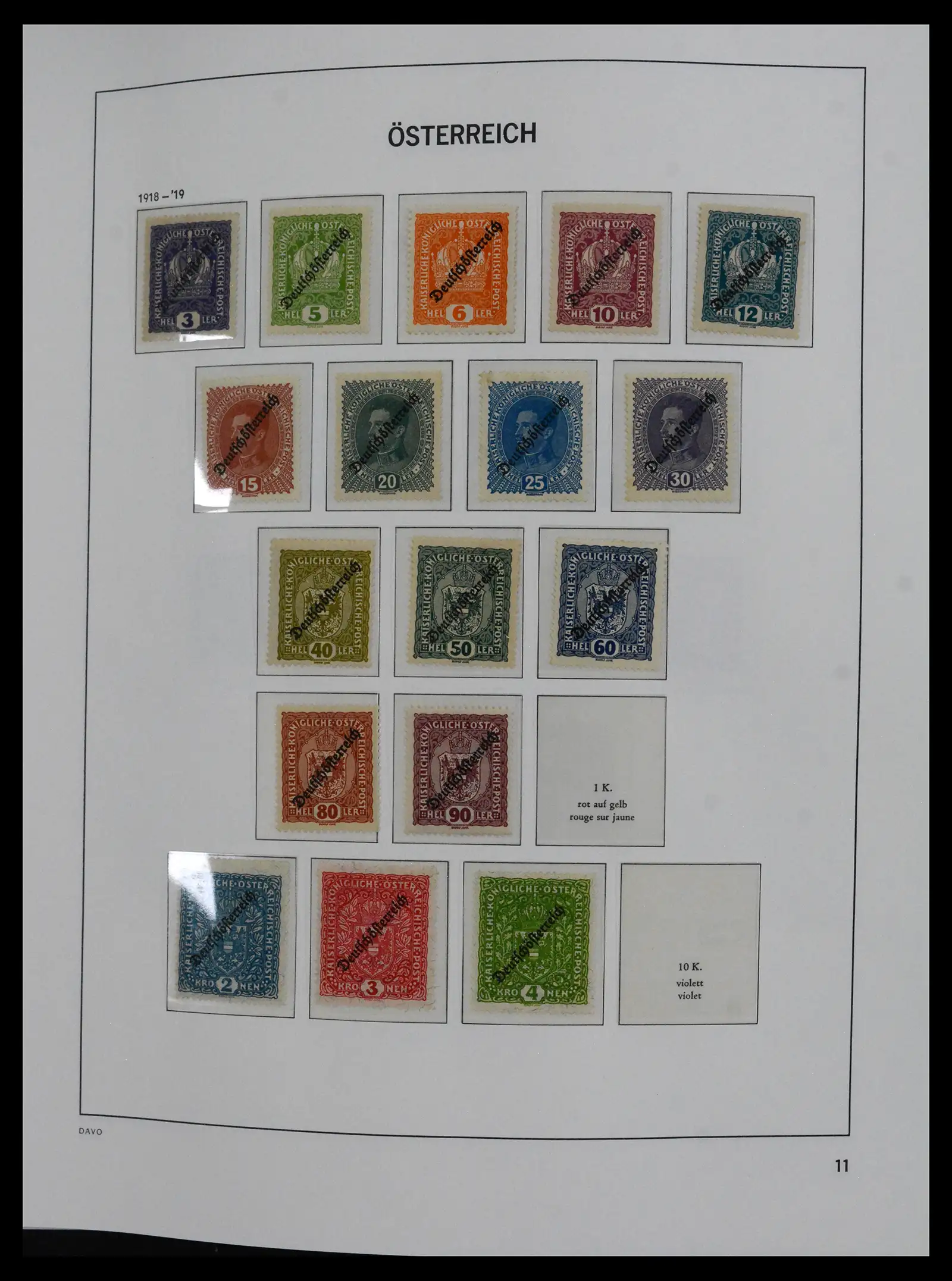 41619 0009 - Stamp collection 41619 Austria and territories 1867-1961.