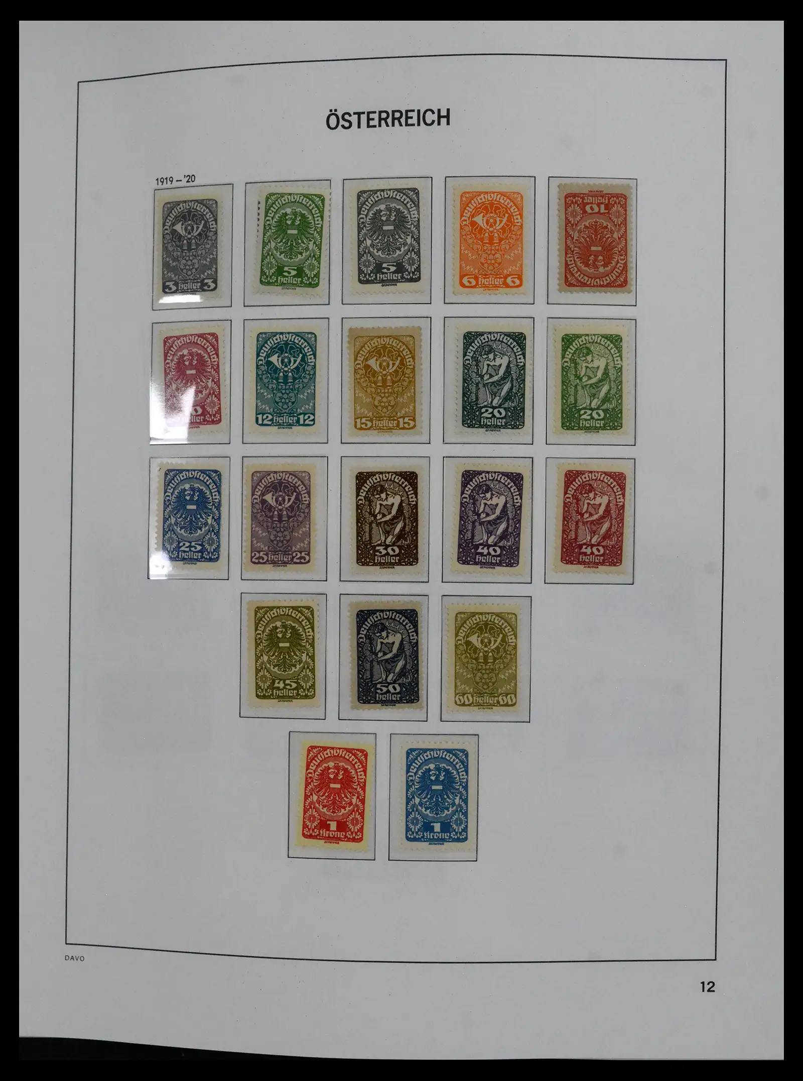41619 0010 - Stamp collection 41619 Austria and territories 1867-1961.