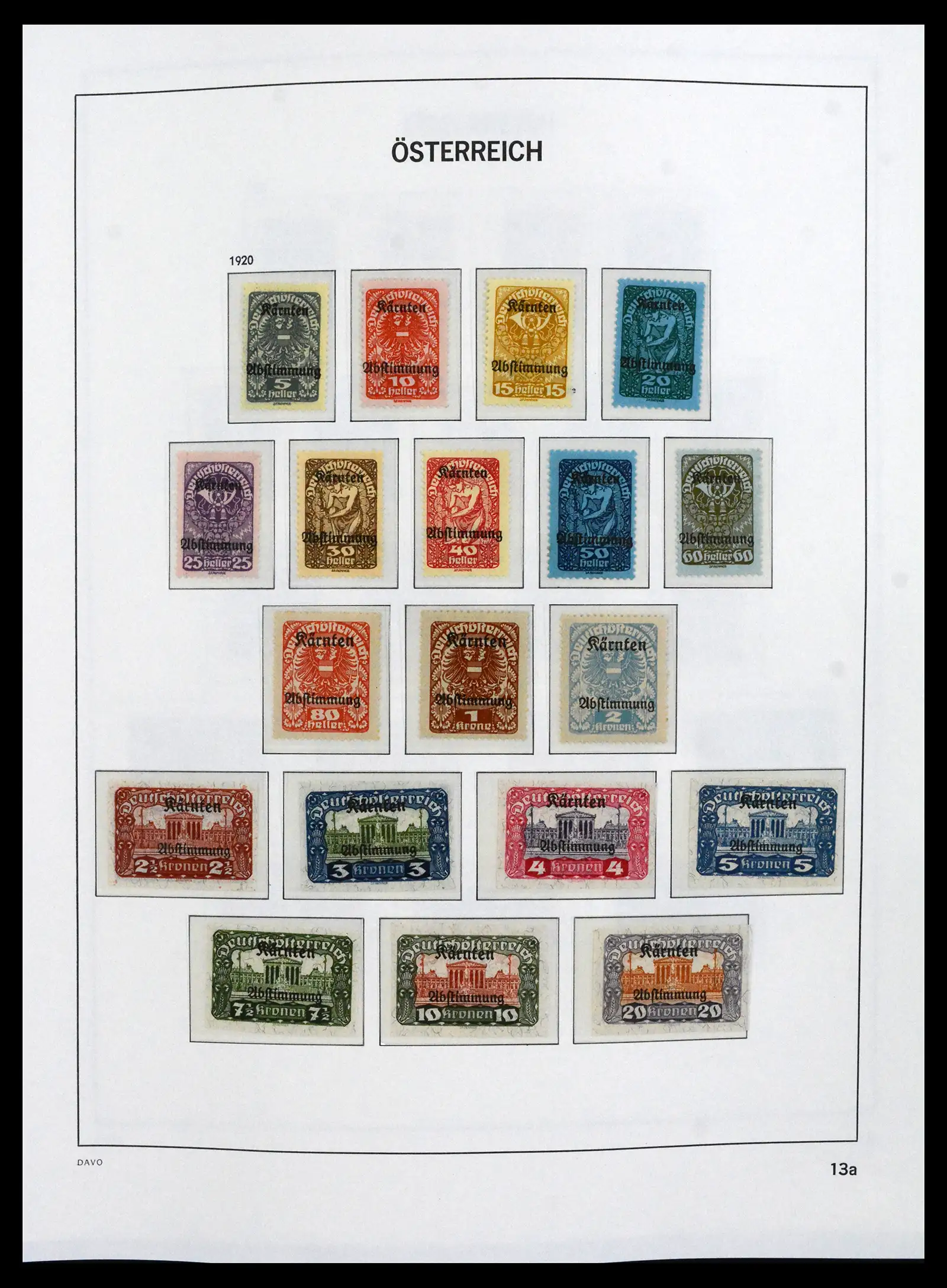 41619 0012 - Stamp collection 41619 Austria and territories 1867-1961.