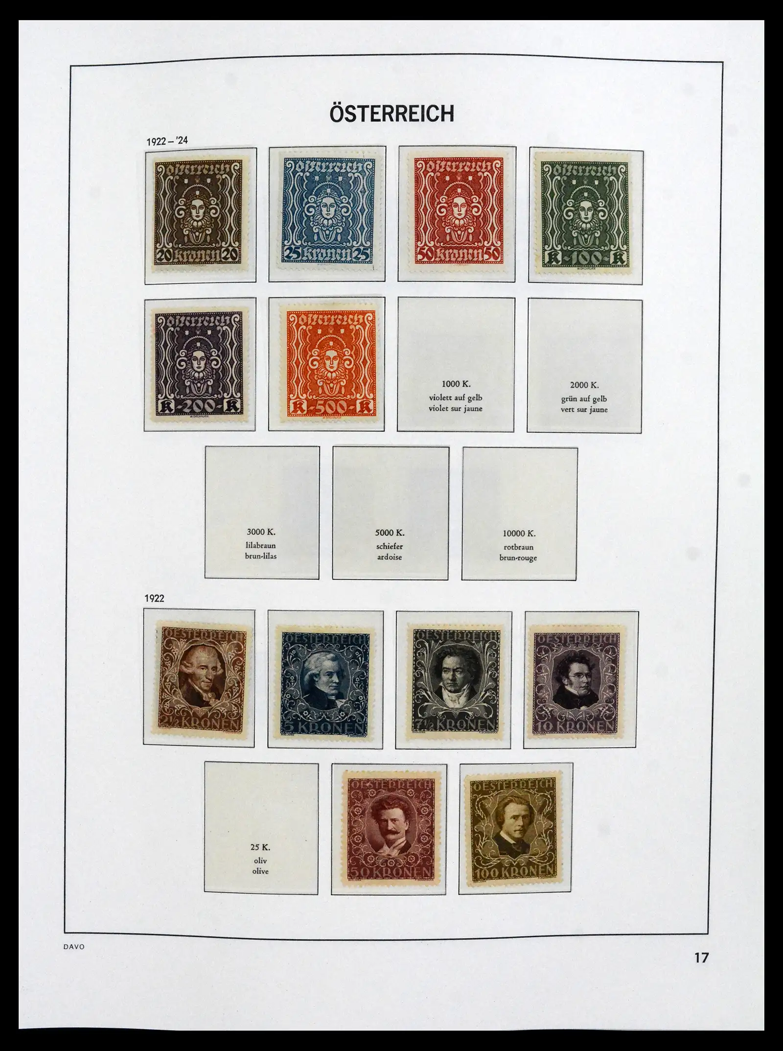 41619 0016 - Stamp collection 41619 Austria and territories 1867-1961.
