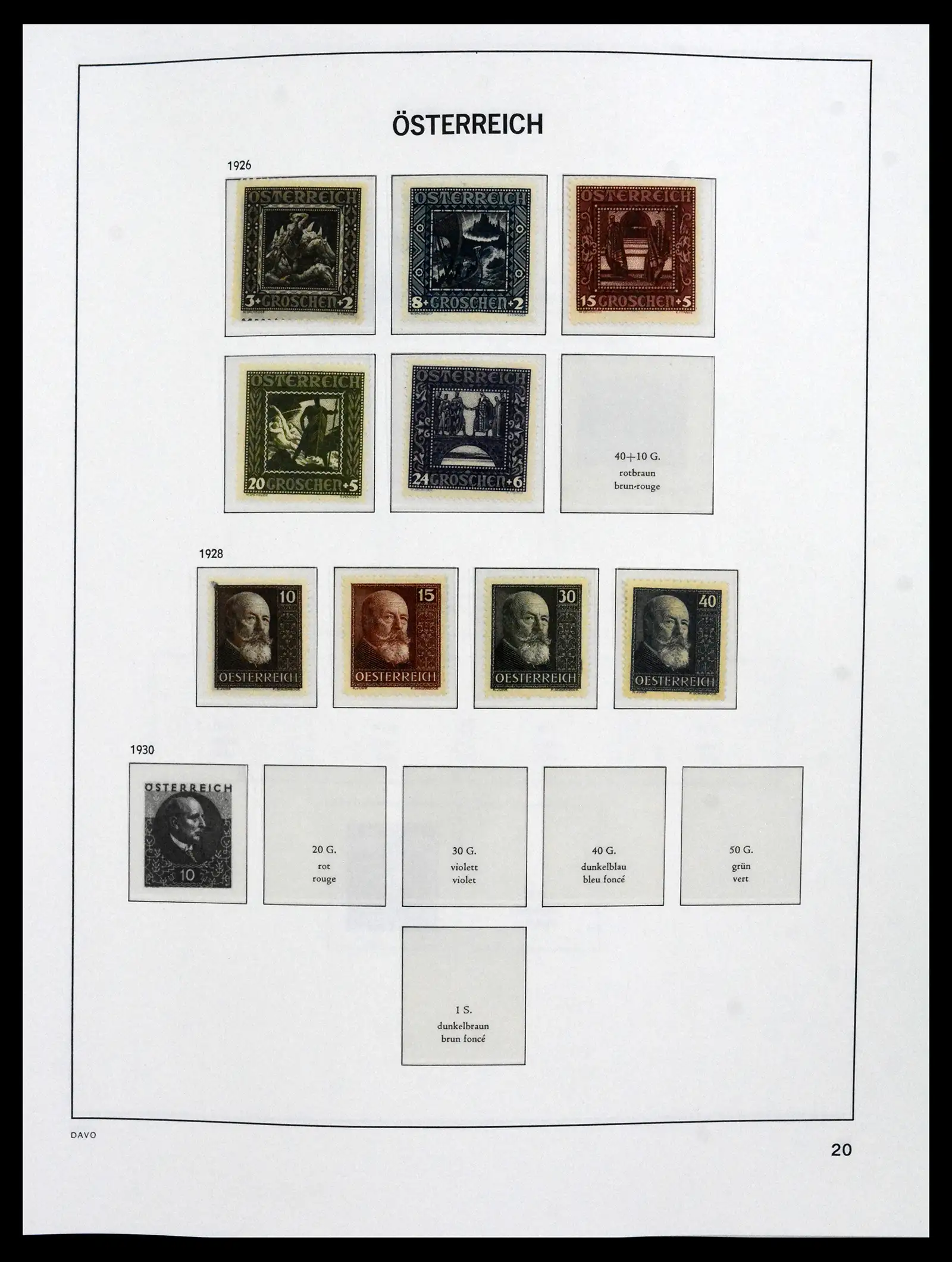 41619 0018 - Stamp collection 41619 Austria and territories 1867-1961.