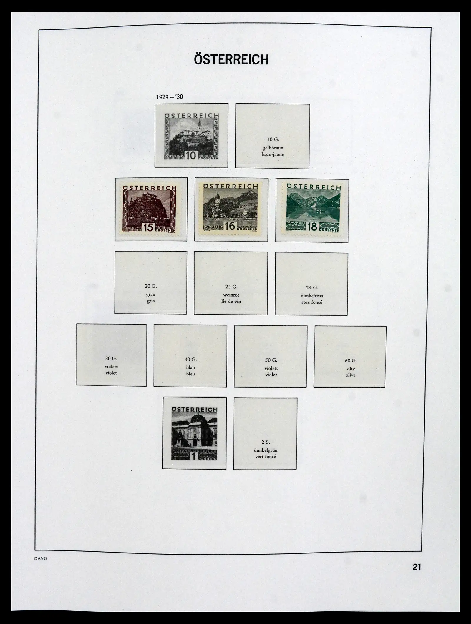 41619 0019 - Stamp collection 41619 Austria and territories 1867-1961.
