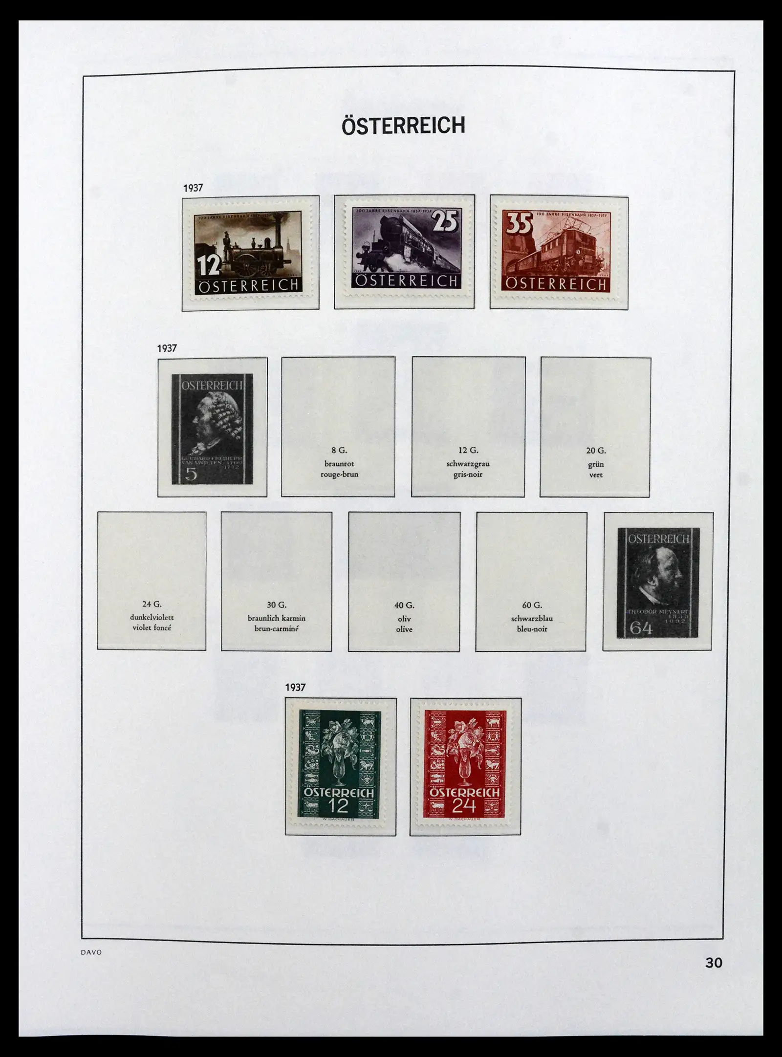 41619 0024 - Postzegelverzameling 41619 Oostenrijk en gebieden 1867-1961.