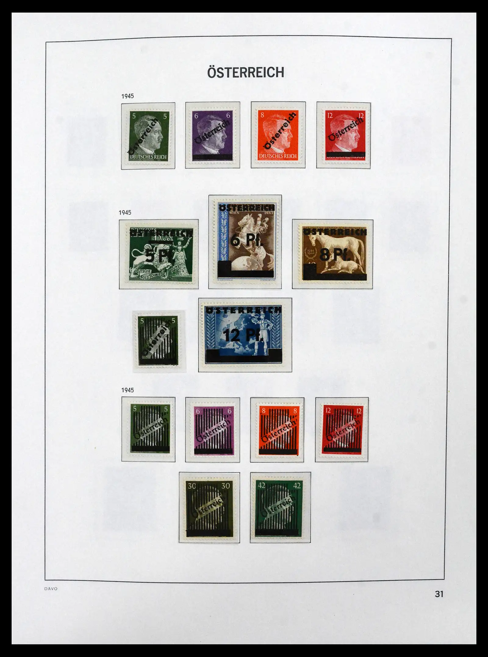 41619 0025 - Postzegelverzameling 41619 Oostenrijk en gebieden 1867-1961.