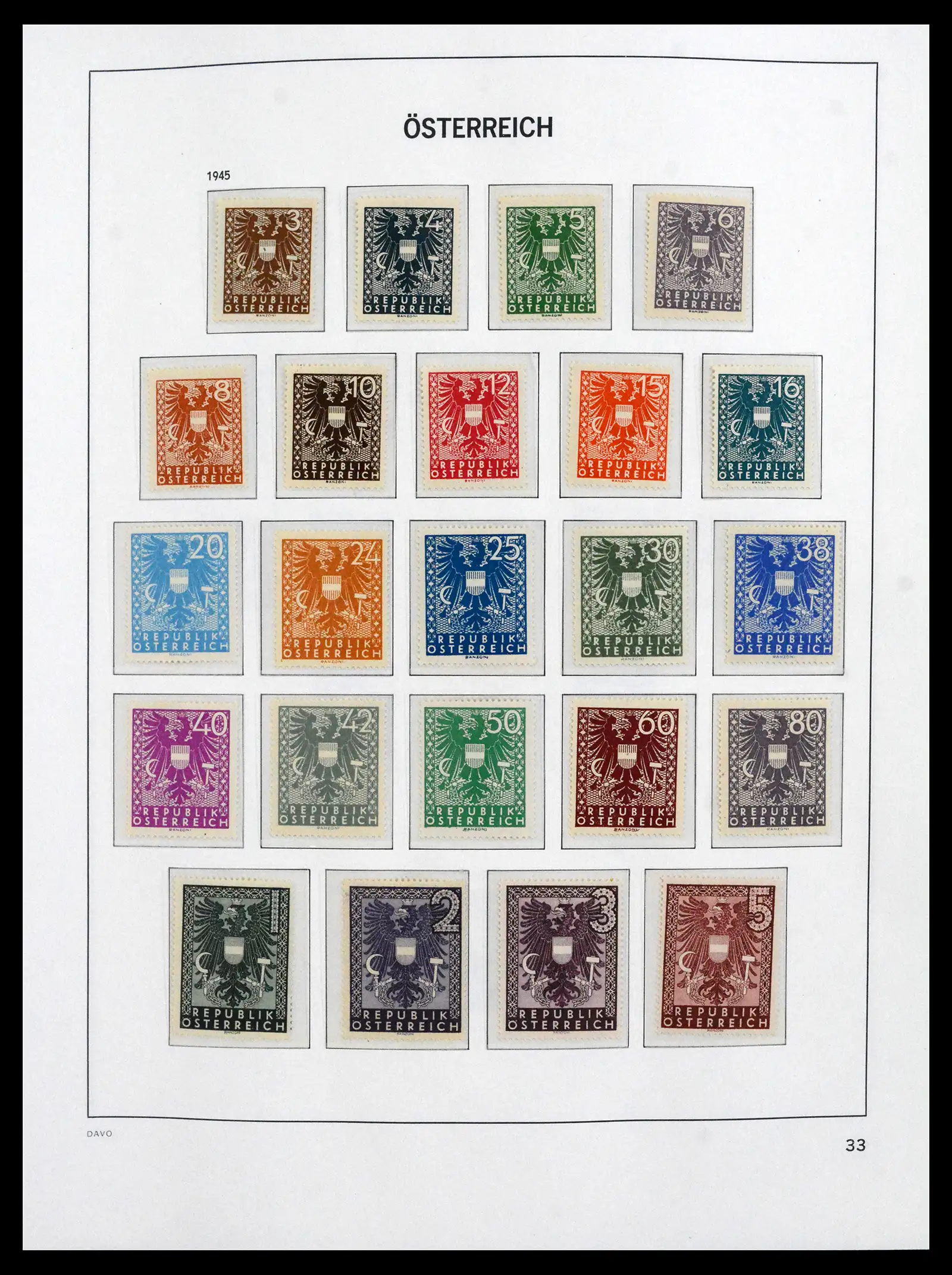 41619 0027 - Postzegelverzameling 41619 Oostenrijk en gebieden 1867-1961.