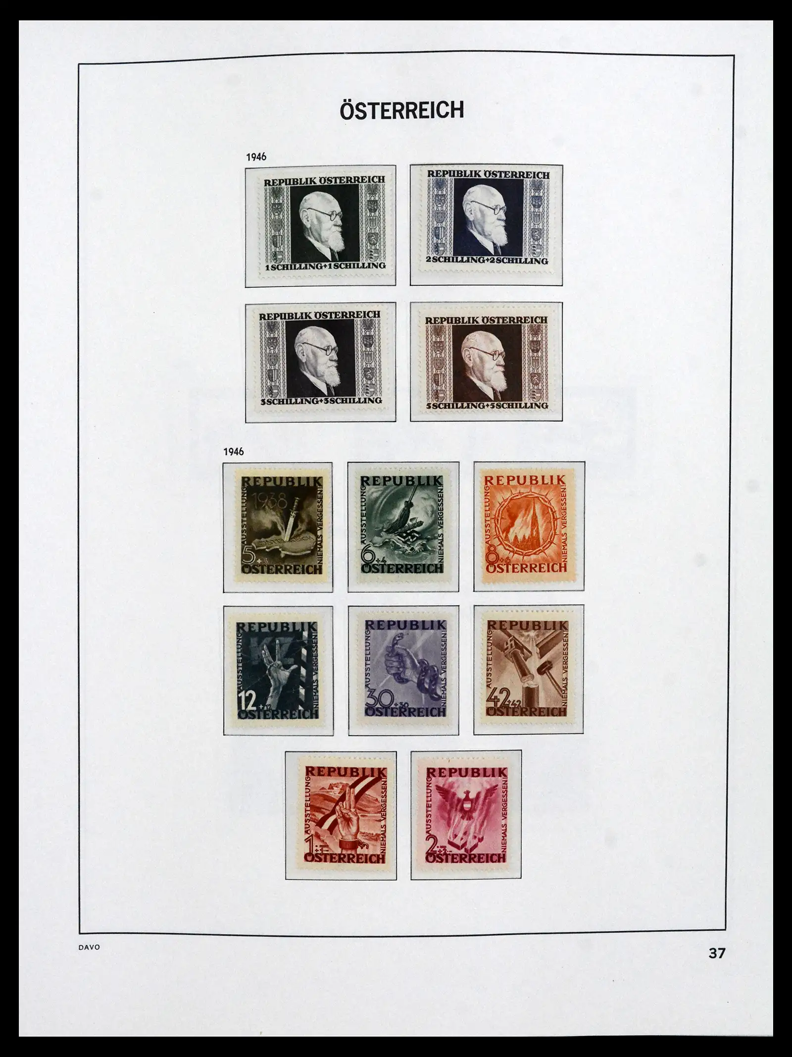 41619 0031 - Postzegelverzameling 41619 Oostenrijk en gebieden 1867-1961.