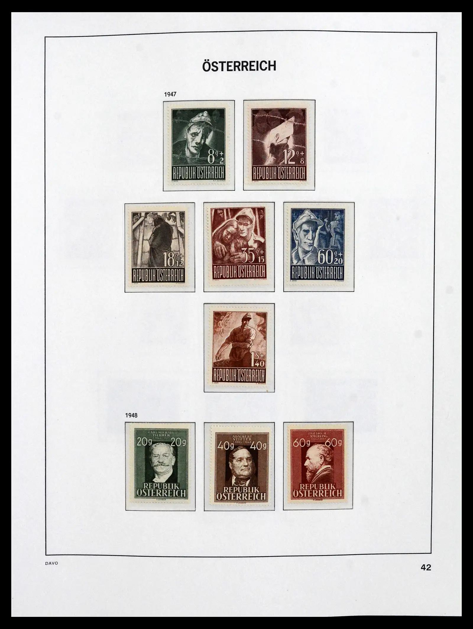 41619 0036 - Postzegelverzameling 41619 Oostenrijk en gebieden 1867-1961.