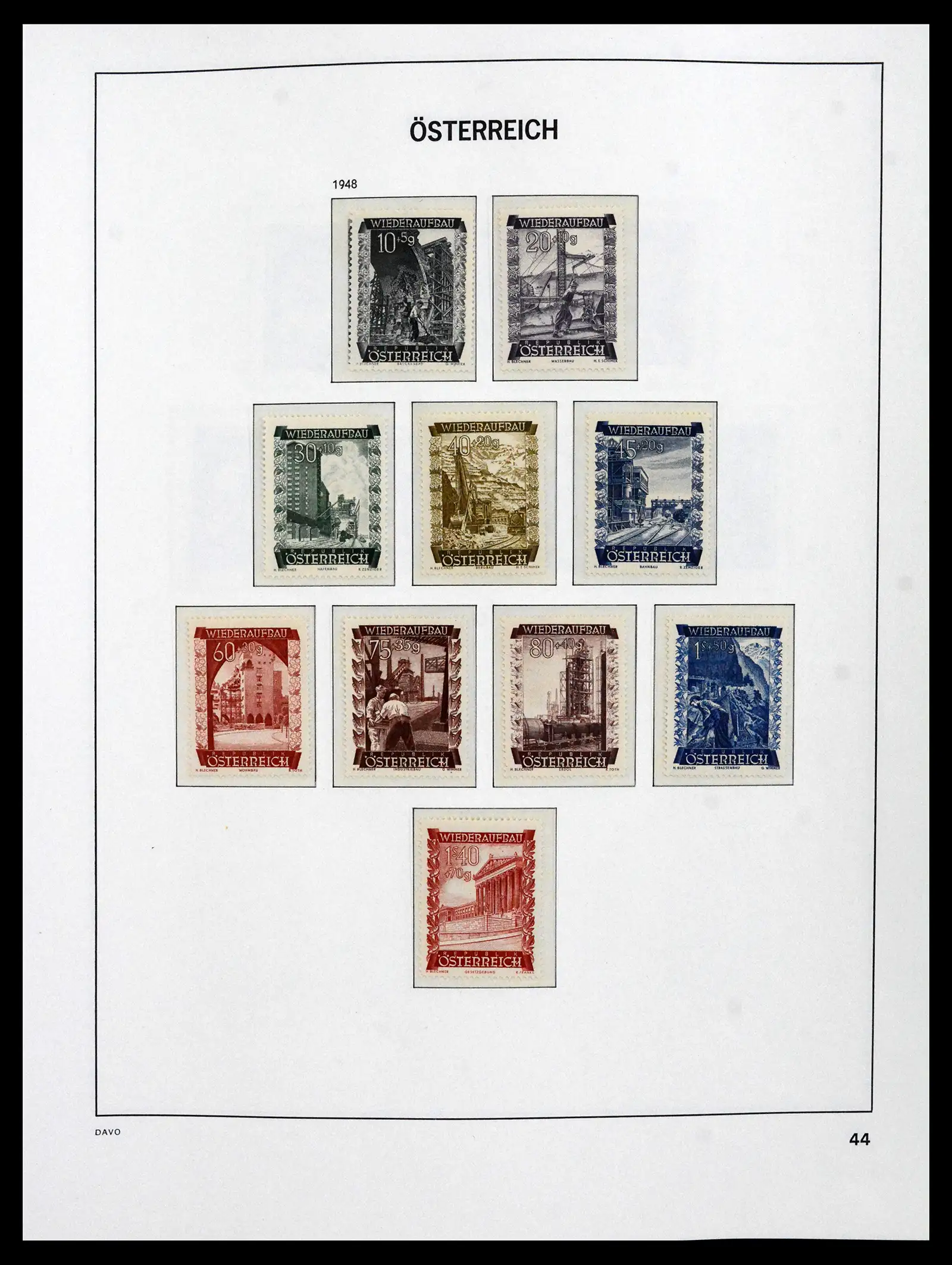 41619 0038 - Postzegelverzameling 41619 Oostenrijk en gebieden 1867-1961.